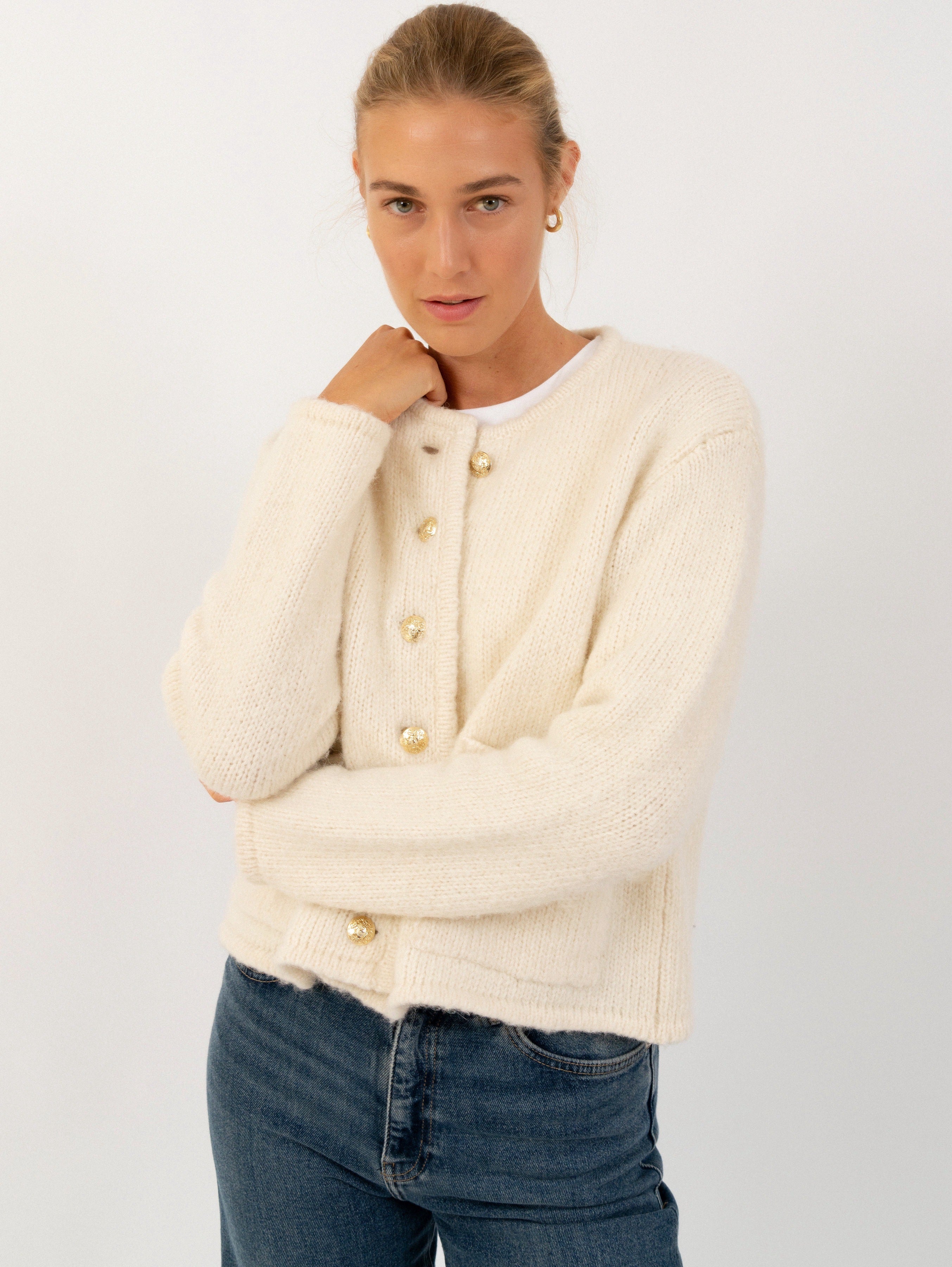 PATRICIA JACKET IN VANILLA LATTE
