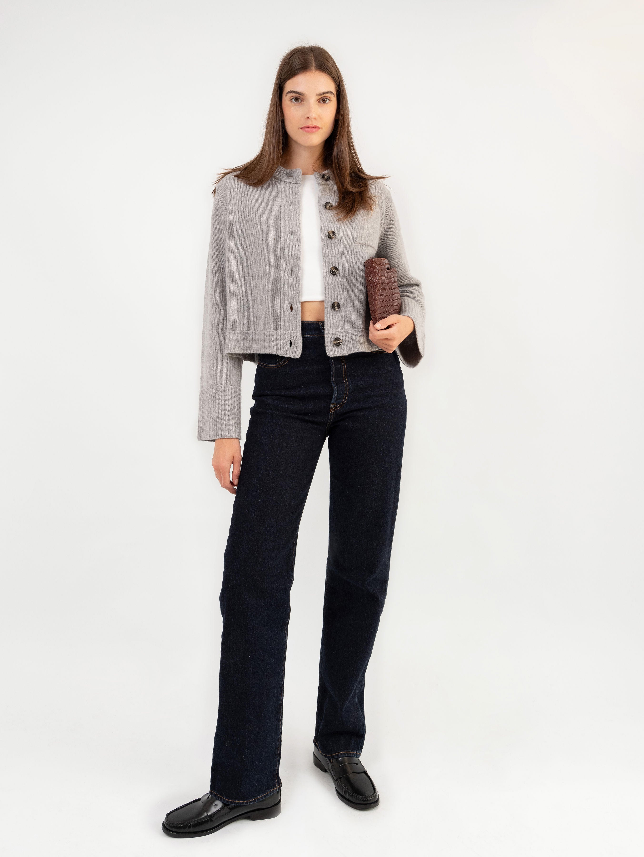 LILLY CARDIGAN IN FOG