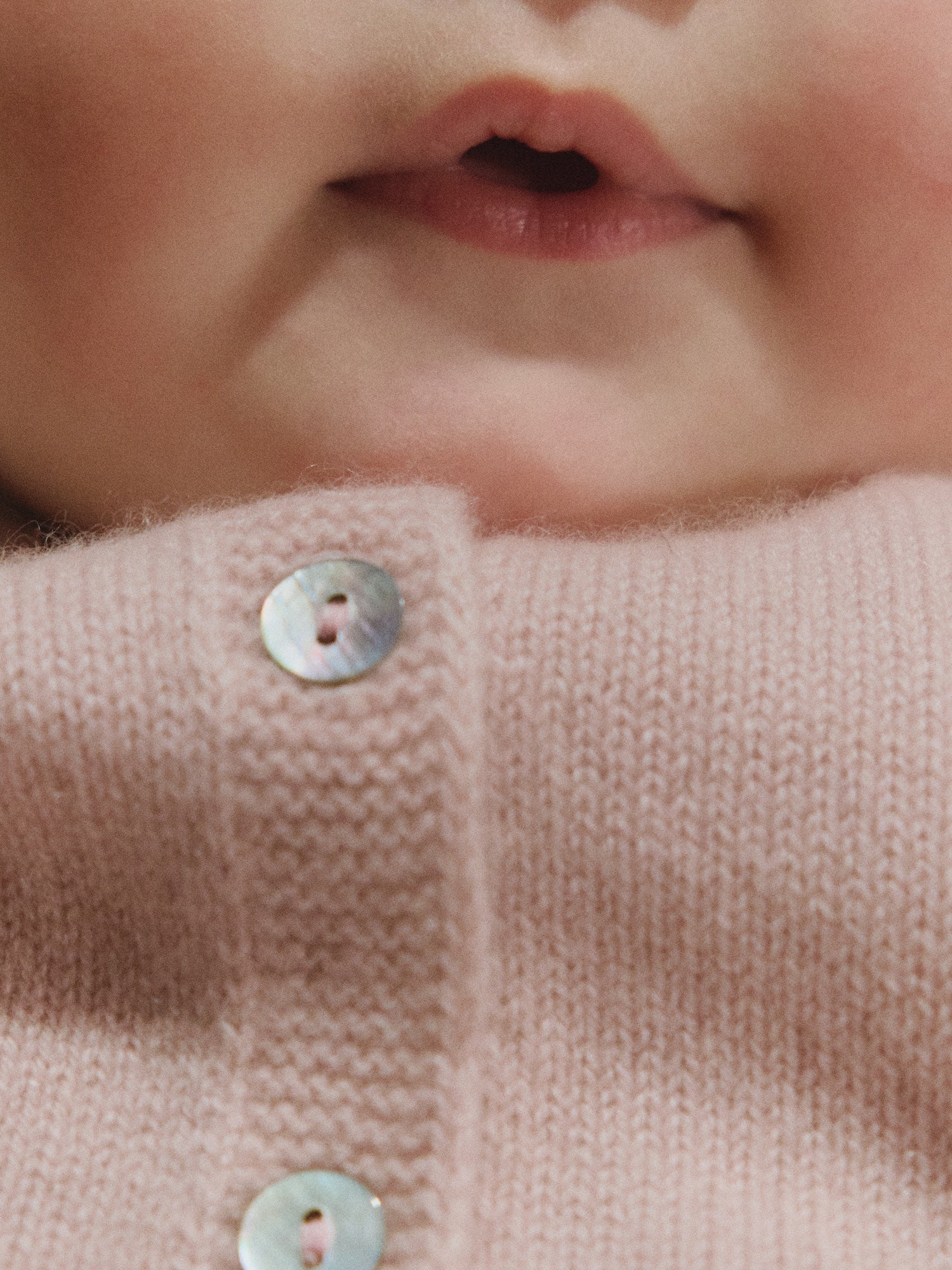 CHARLOTTE CARDIGAN IN BALLET PINK