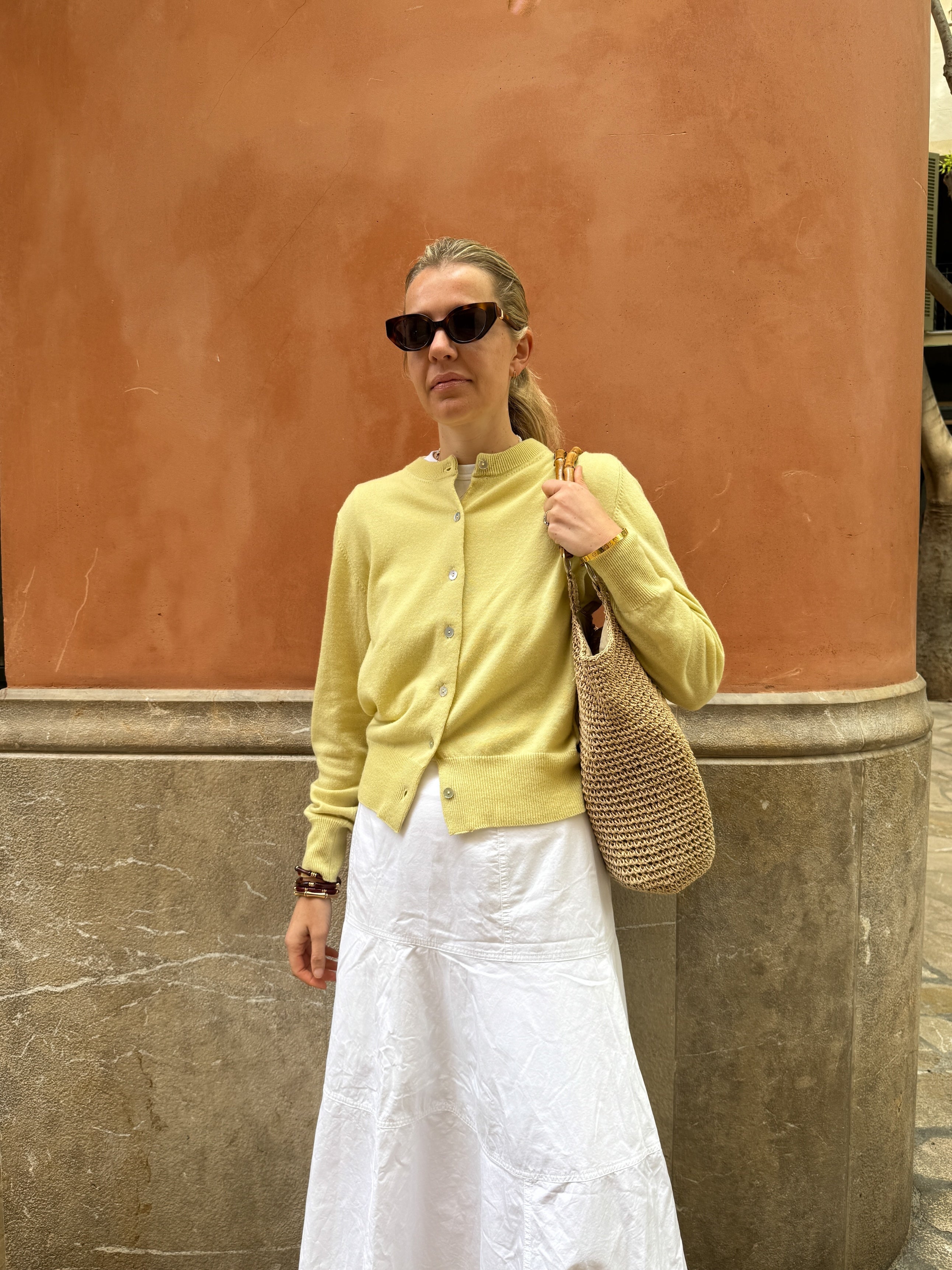 CLARA CARDIGAN IN LIME