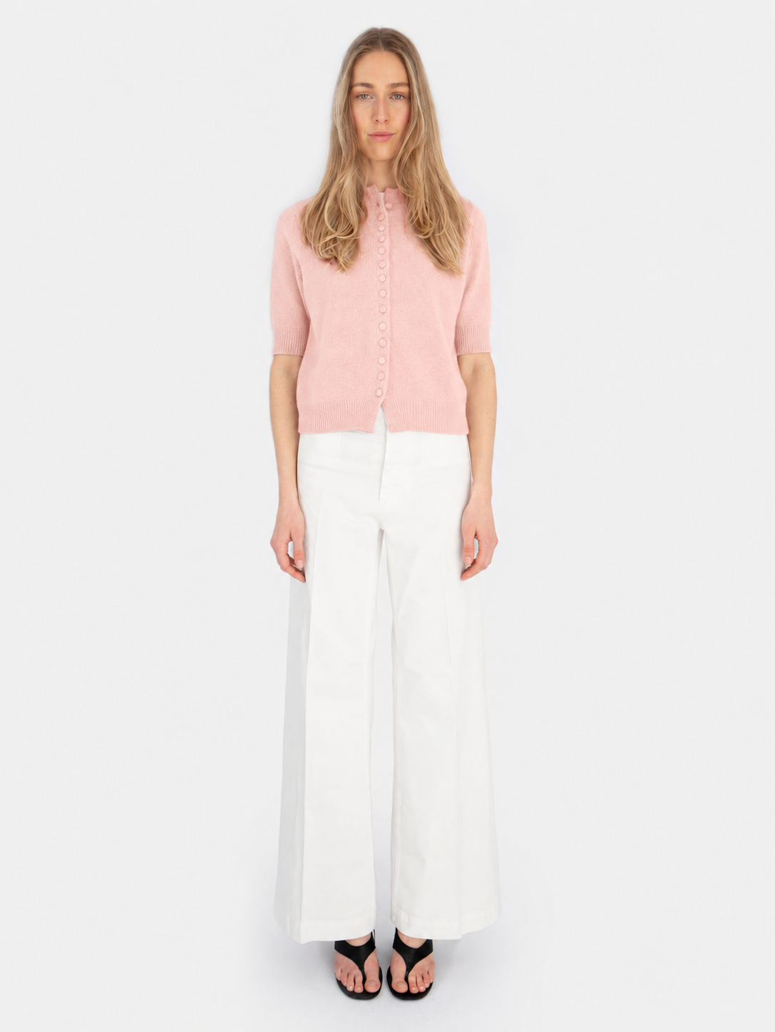 CELINE CARDIGAN IN PINK BLOSSOM