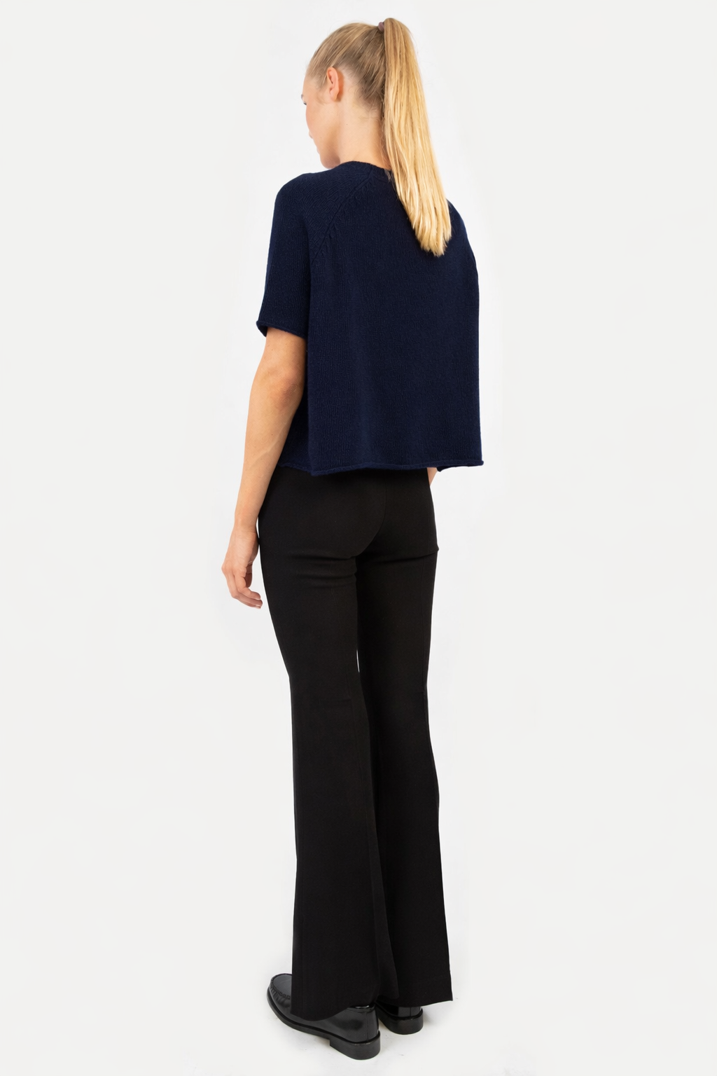 GRETA SWEATER IN DEEP BLUE