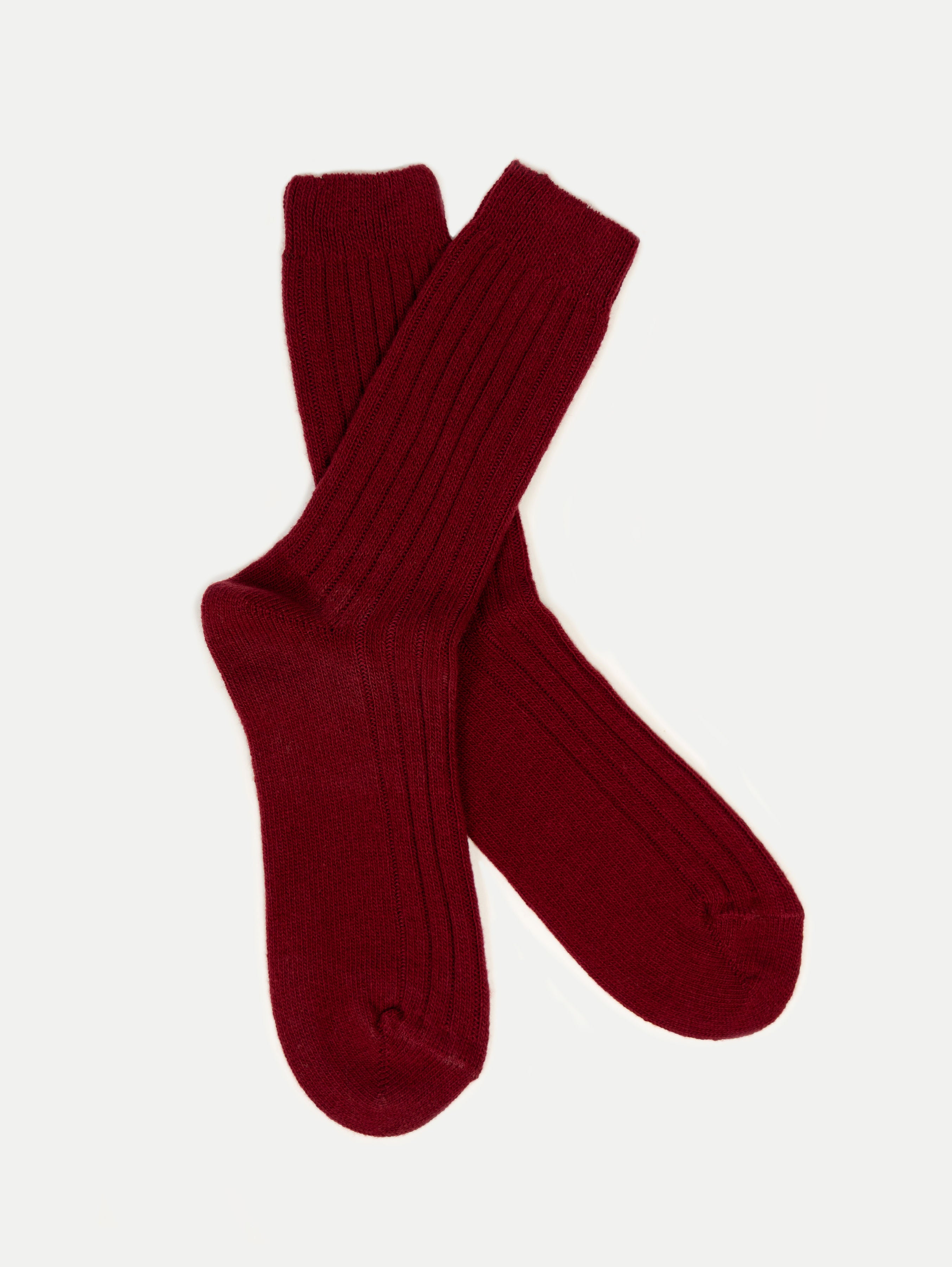 FRITZI SOCKS IN DARK CHERRY