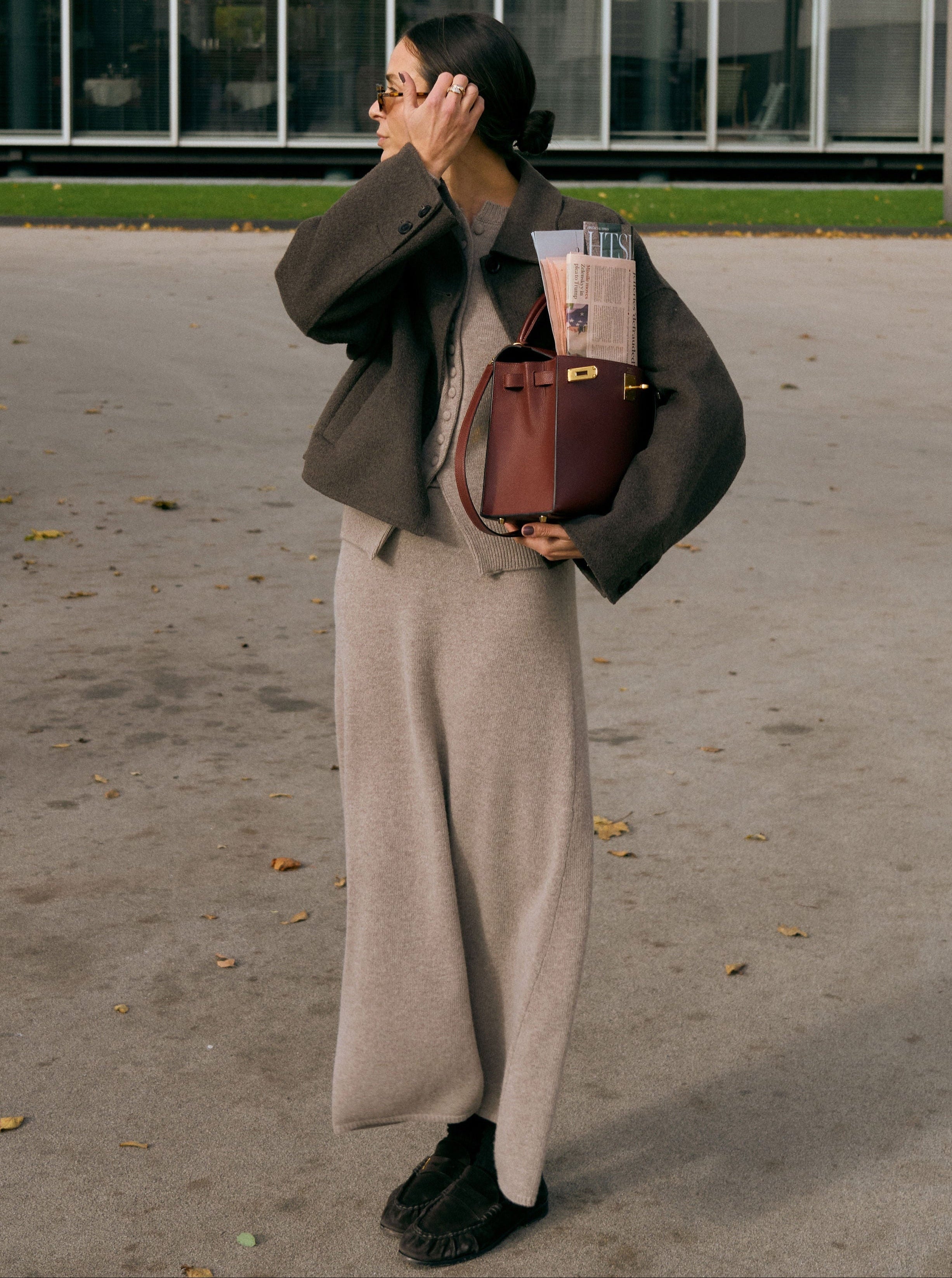 COSIMA SKIRT IN WOOD