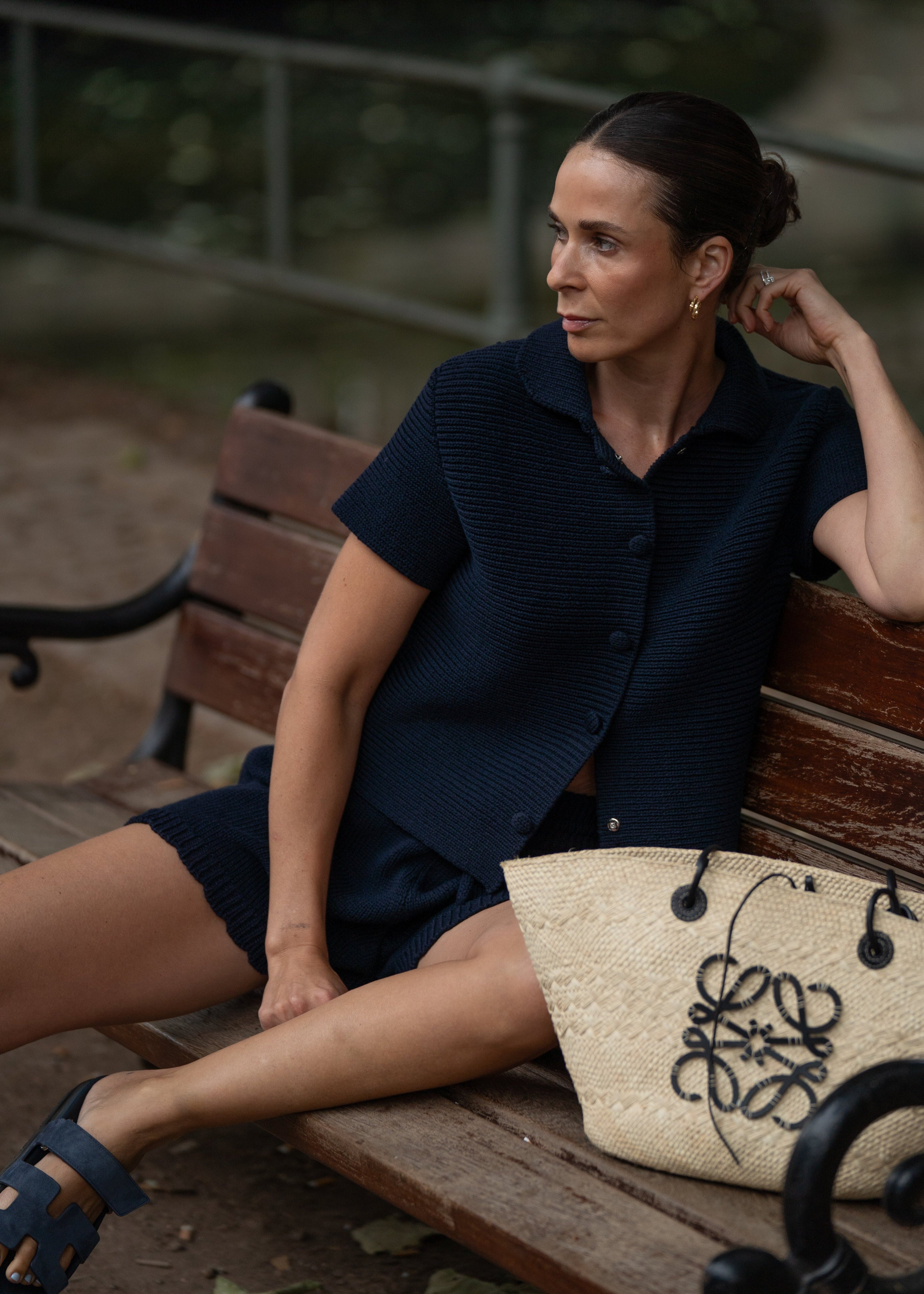 HERMINE JACKET IN DEEP BLUE