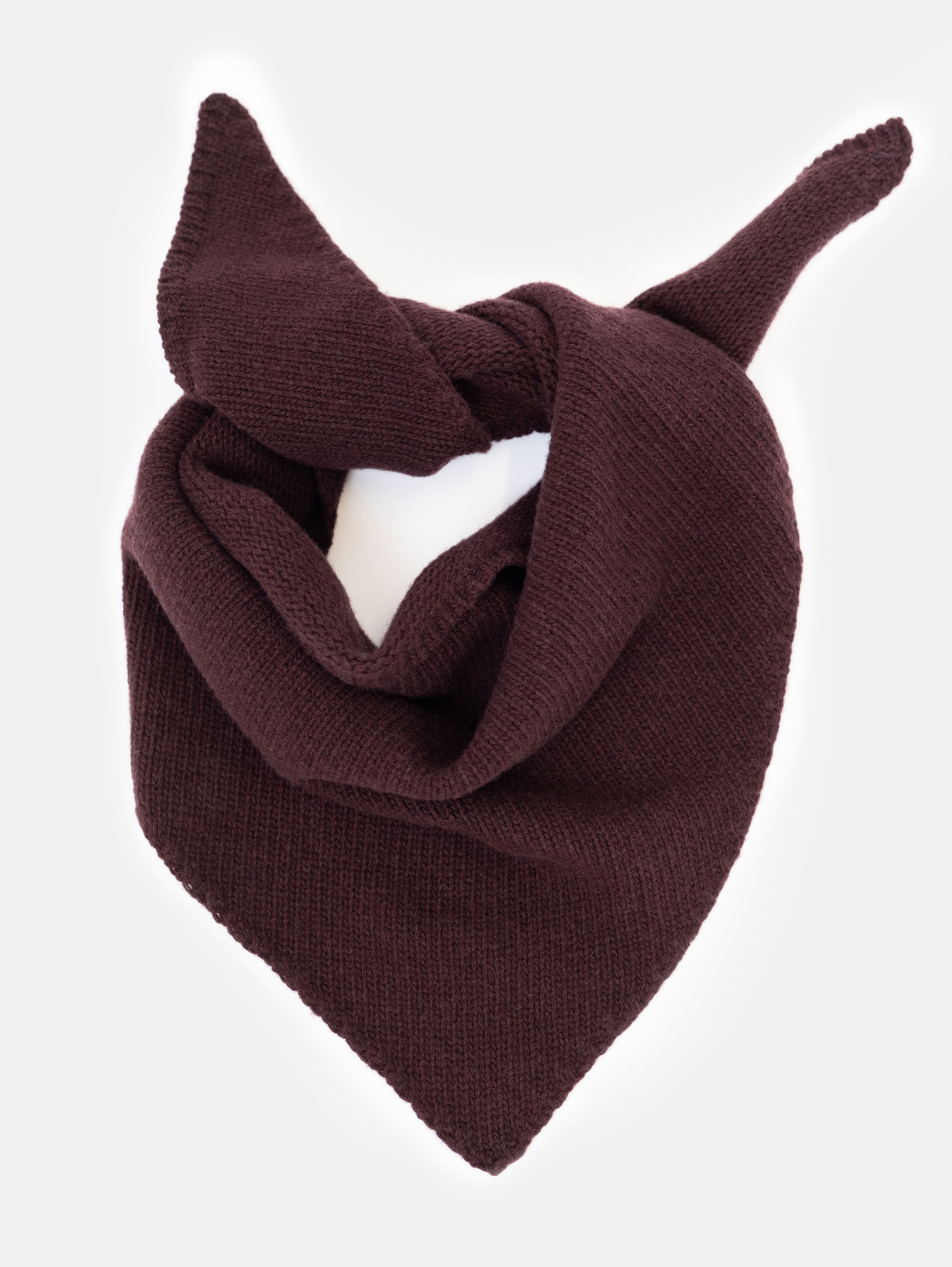 CARA SCARF IN MELANZANE