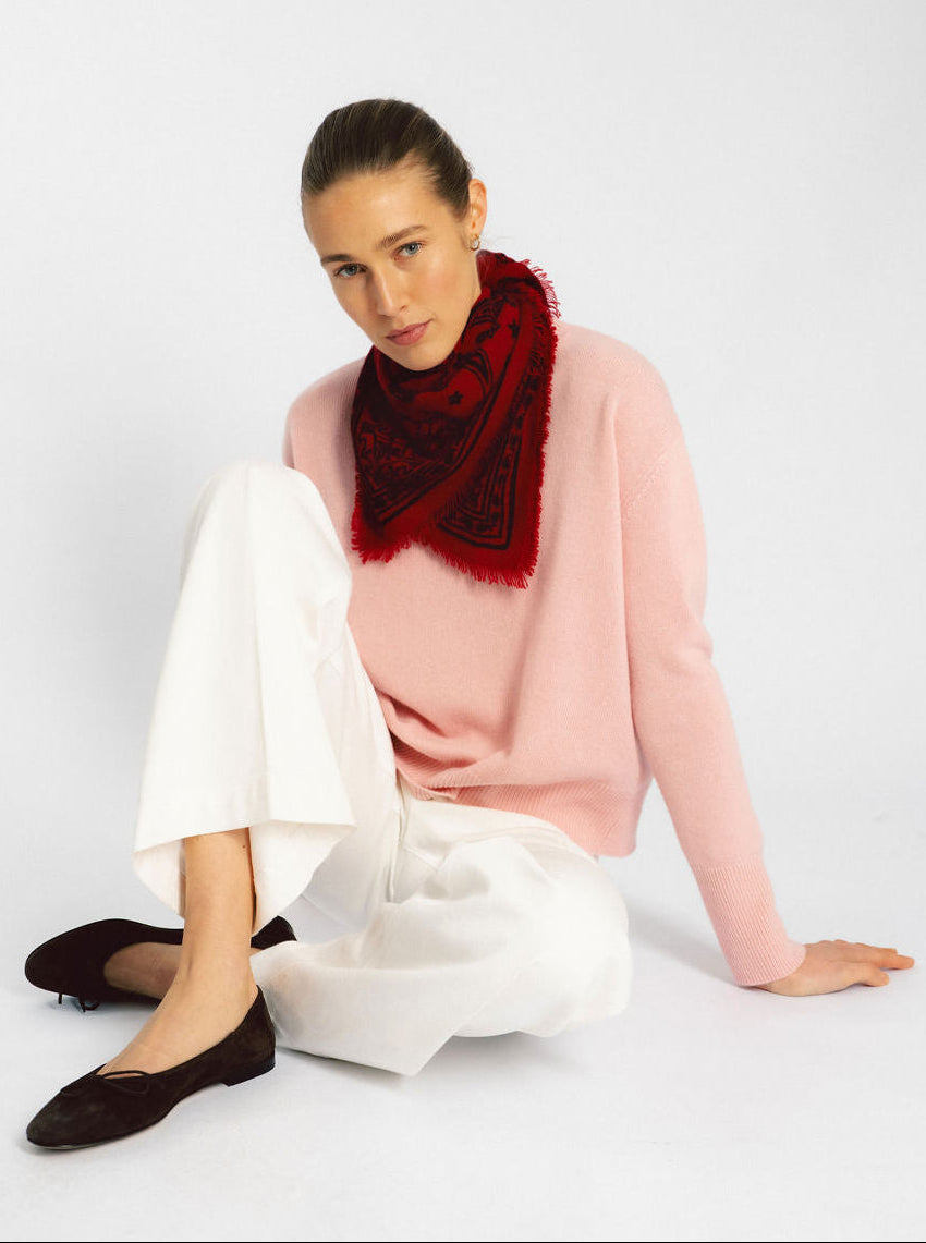 NELE SCARF SMALL IN HOT DATE