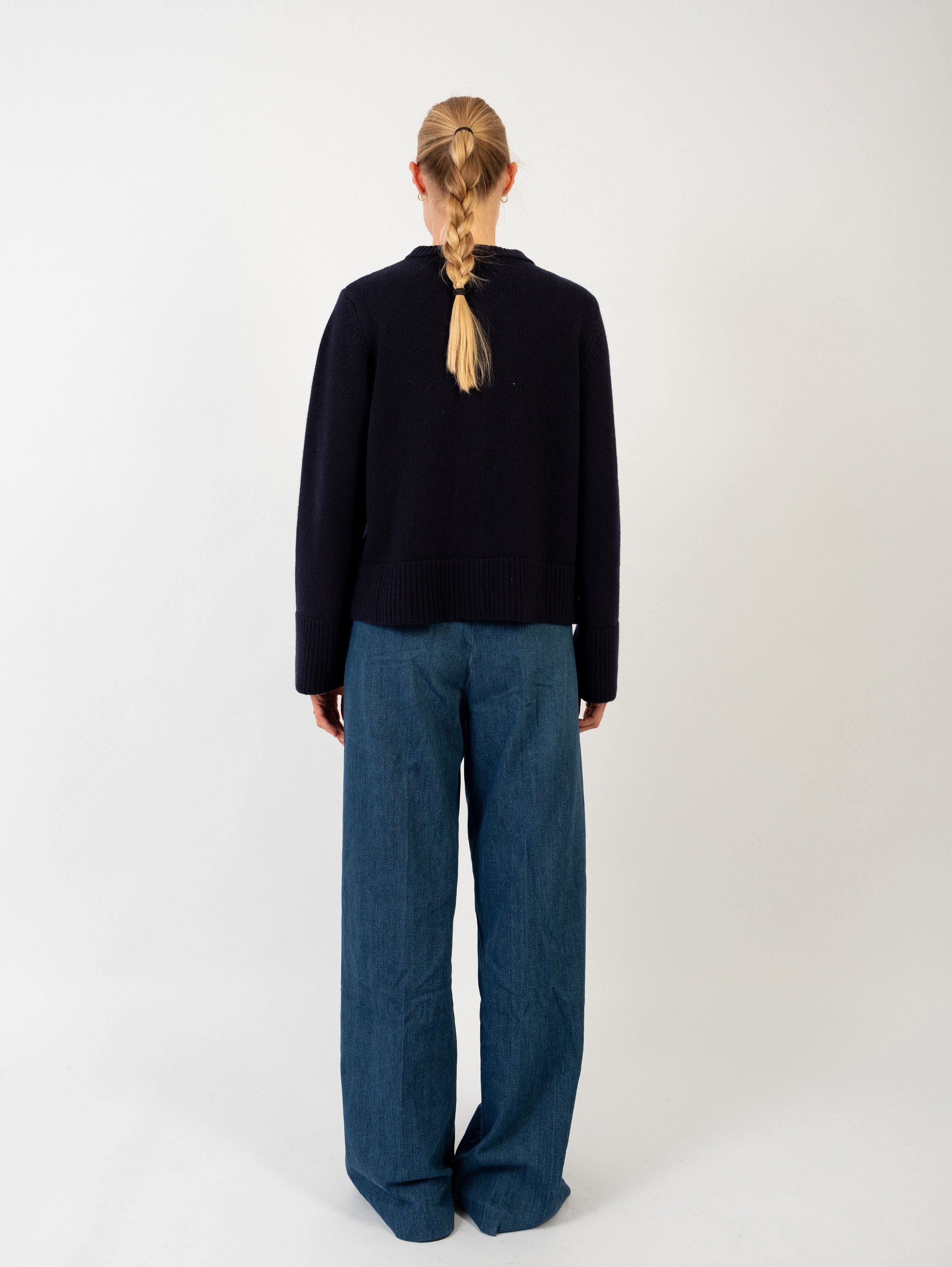 DOROTHEA CARDIGAN IN DEEP BLUE