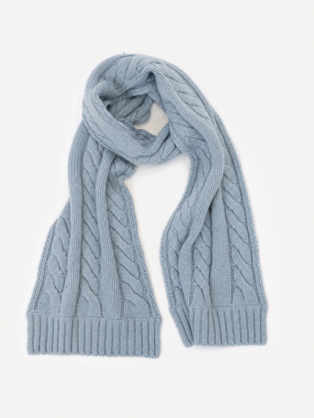 CAMILLA SCARF IN BLUEBERRY LATTE