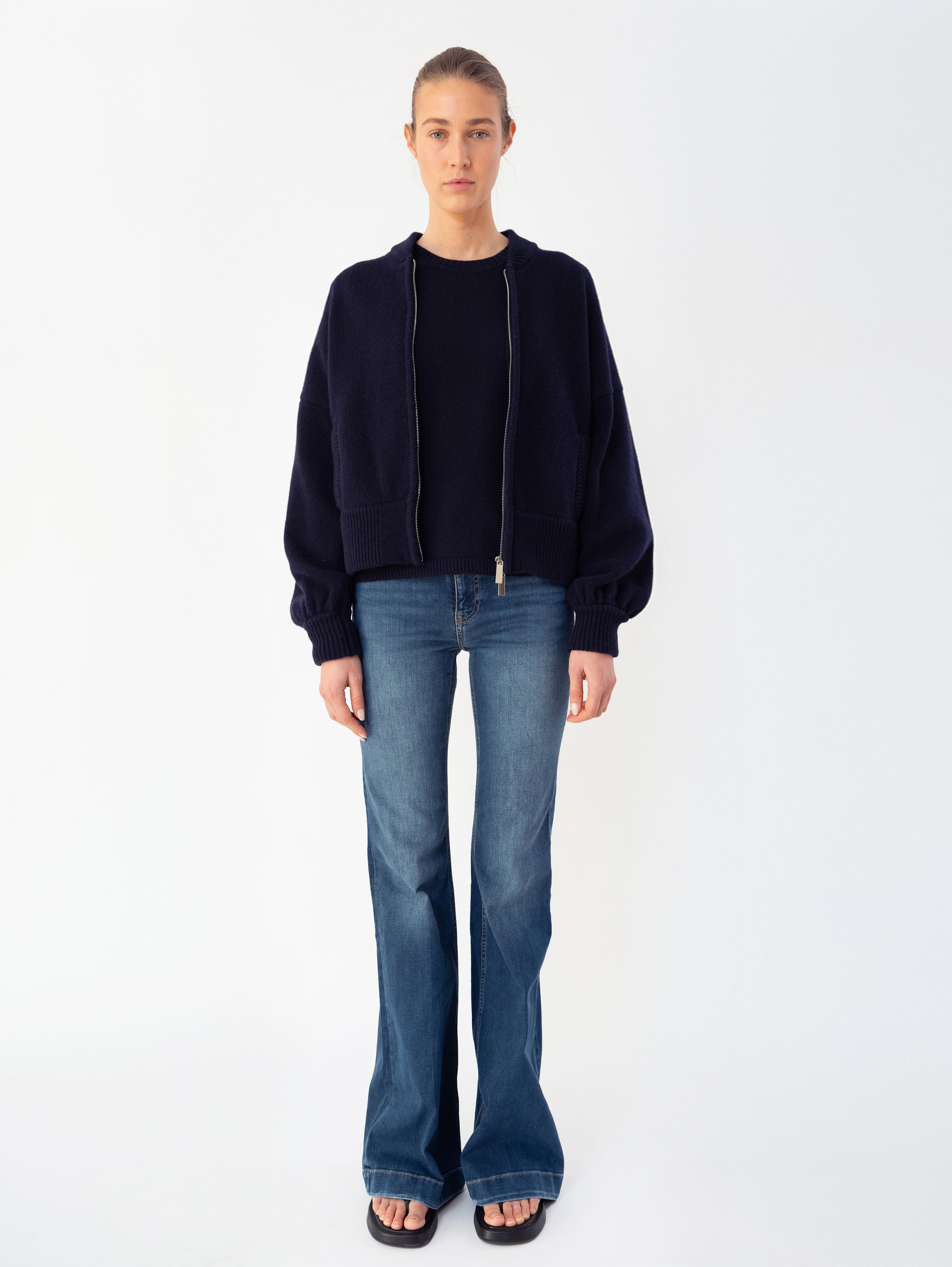 JULES SWEATER IN DEEP BLUE