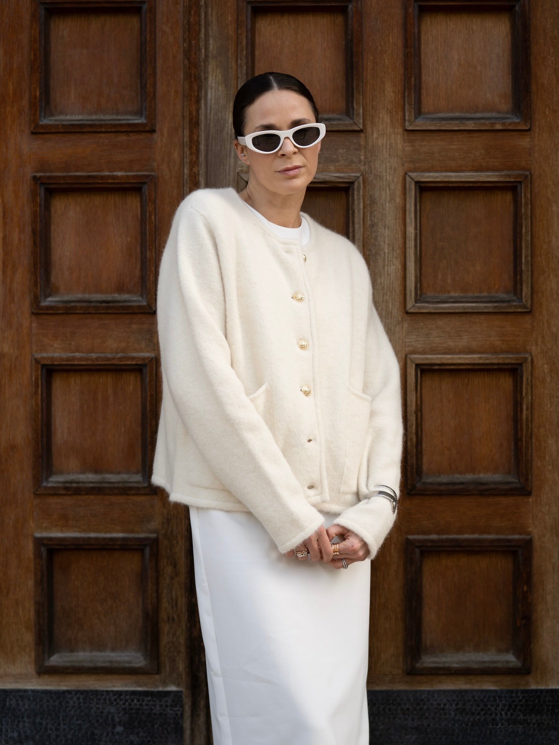PATRICIA JACKET IN MILK FOAM