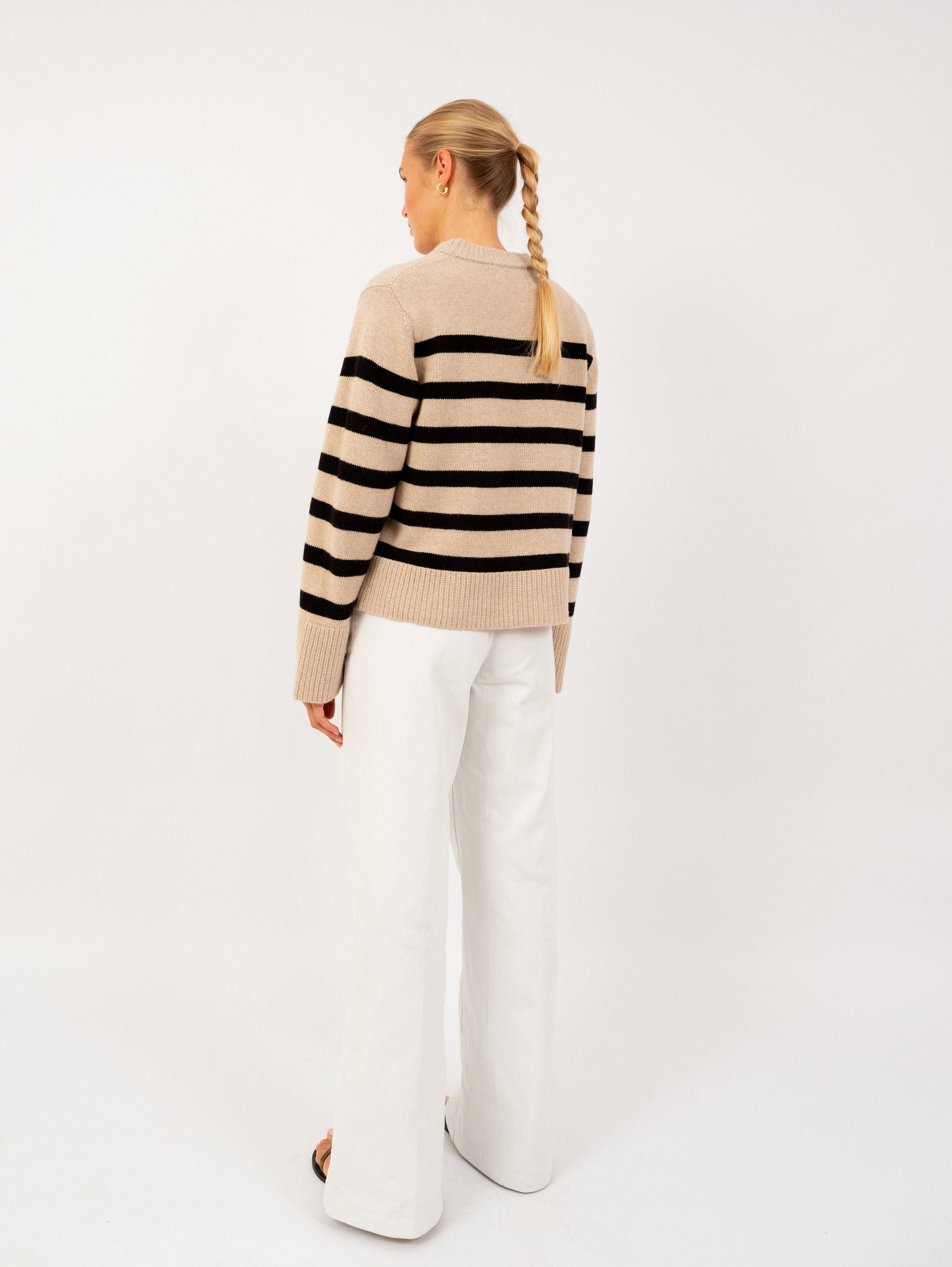 PAULI SWEATER IN SUNDAY WAFFLE/NIGHT