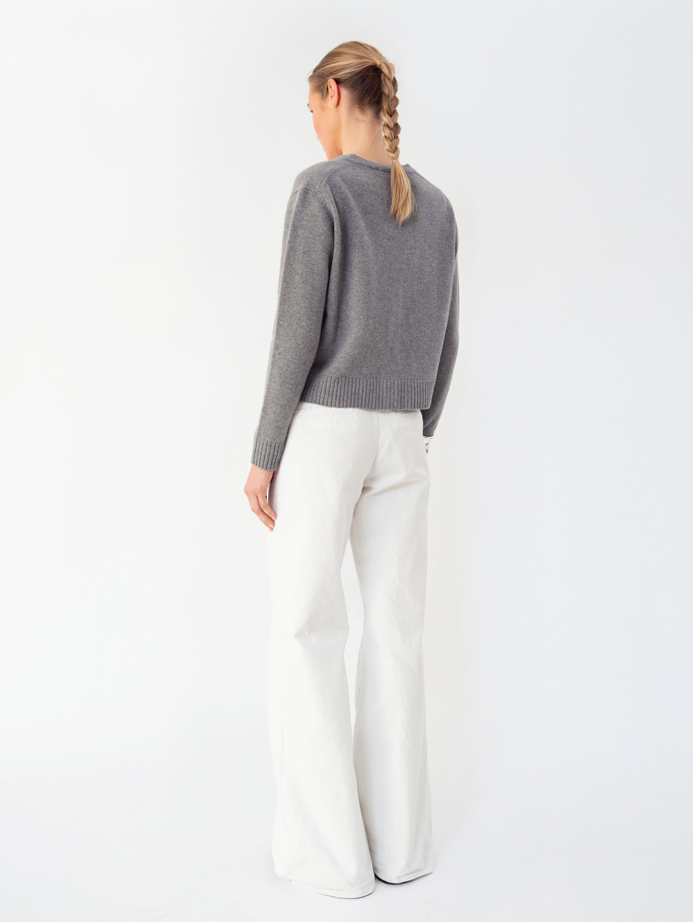 STEFFY CARDIGAN IN SMOG