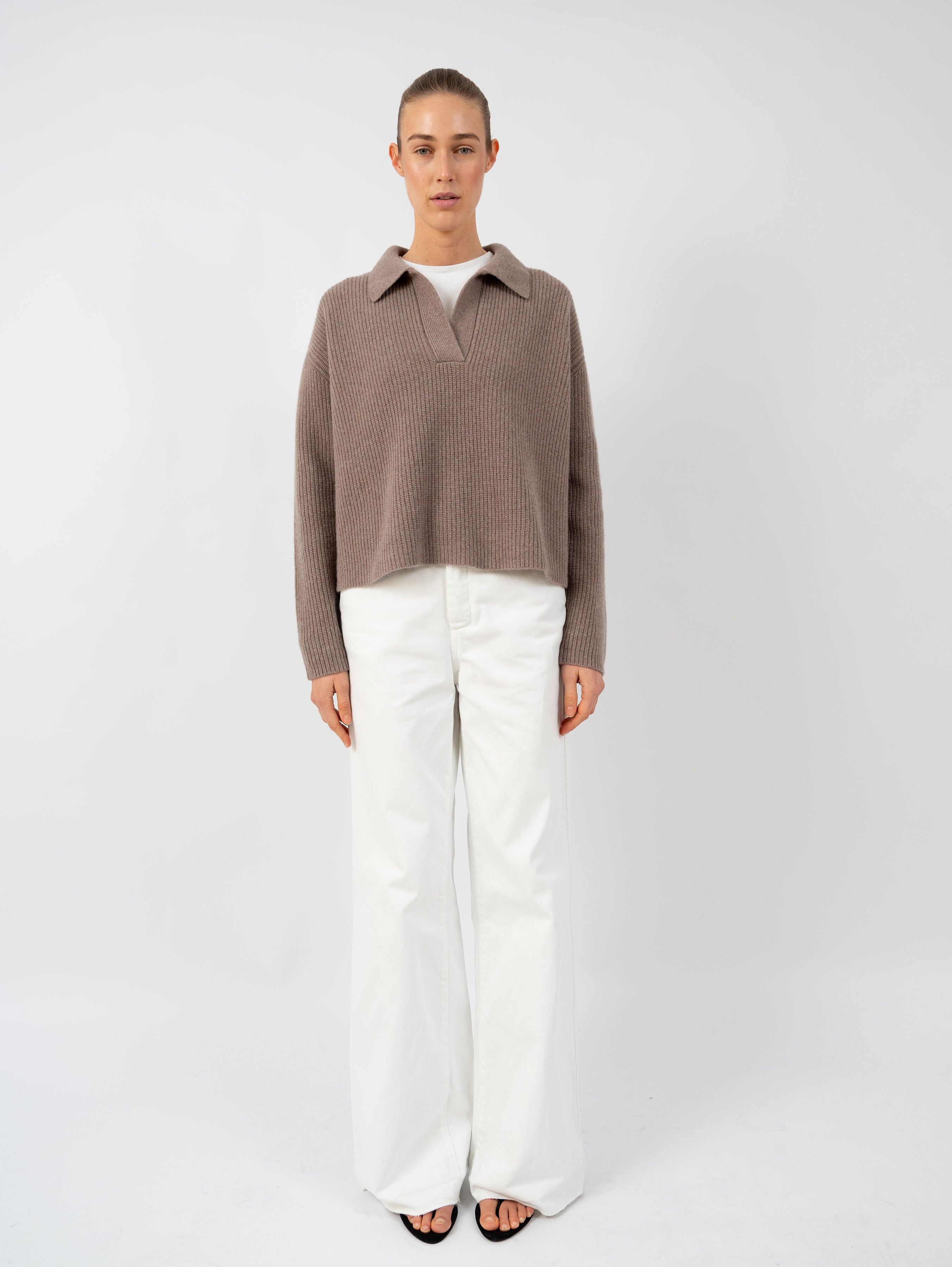 STELLA POLO IN TIMELESS TAUPE
