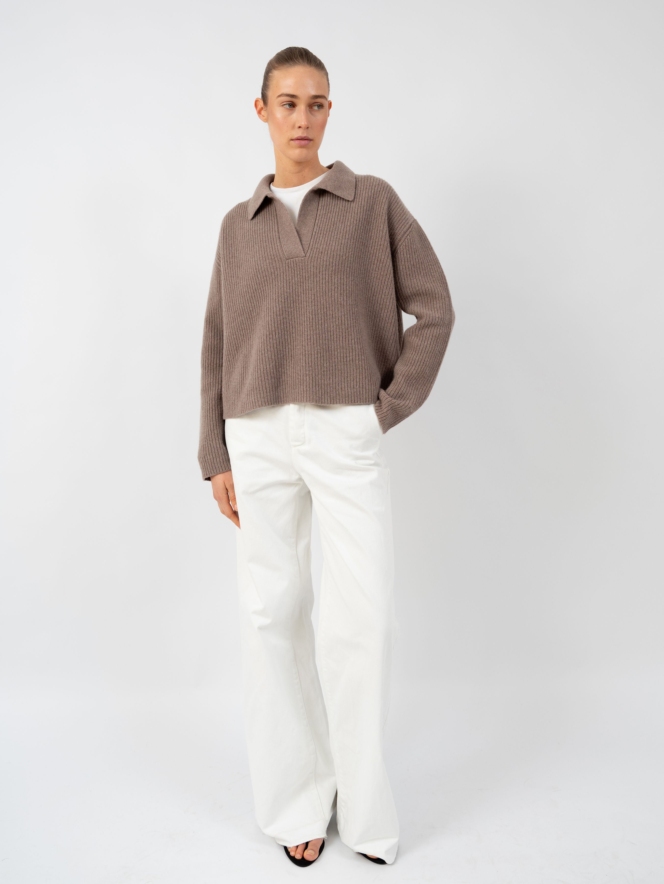 STELLA POLO IN TIMELESS TAUPE