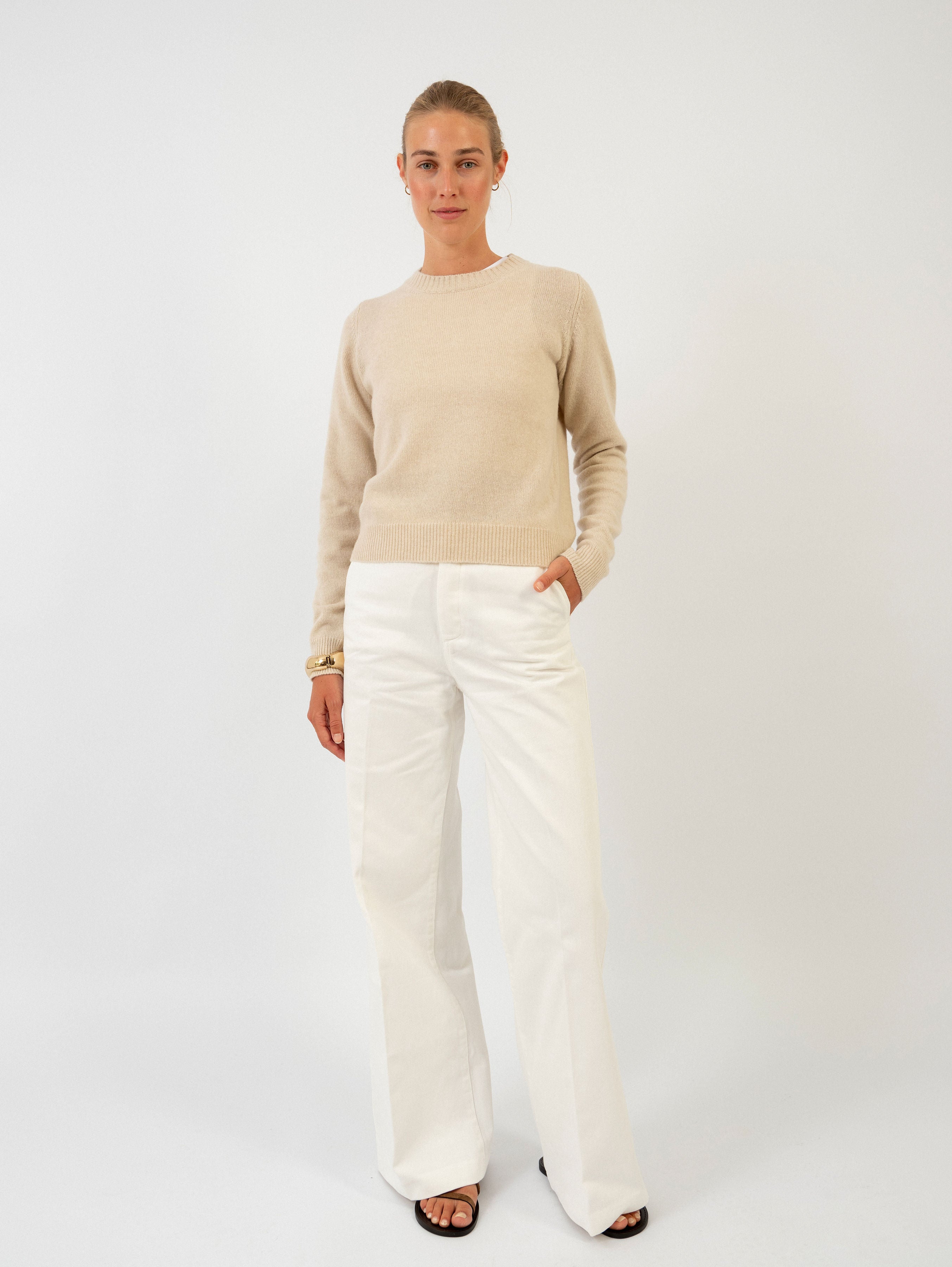 THERESA SWEATER IN BUTTERMILK
