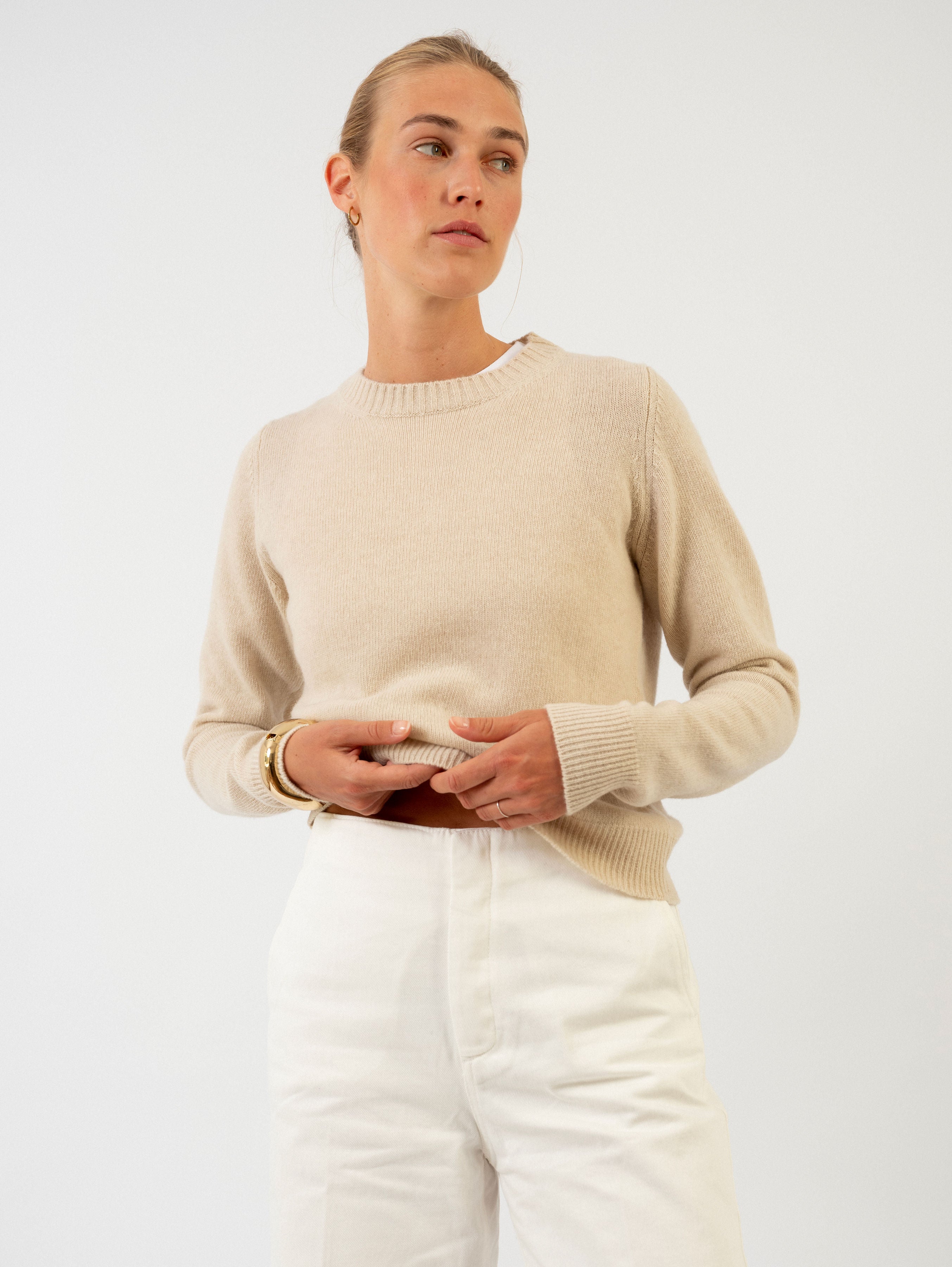 THERESA SWEATER IN BUTTERMILK