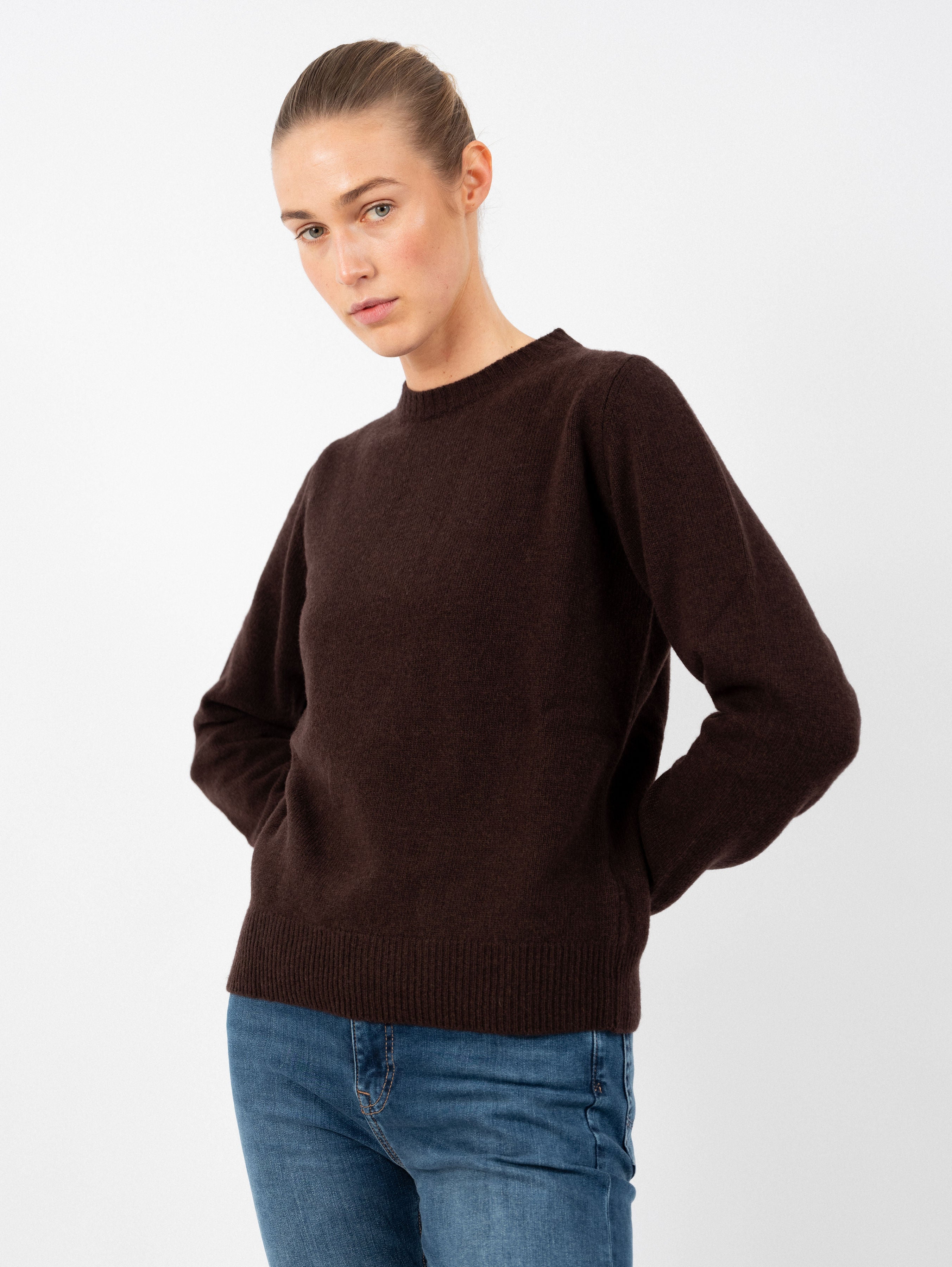 THERESA SWEATER IN ESPRESSO