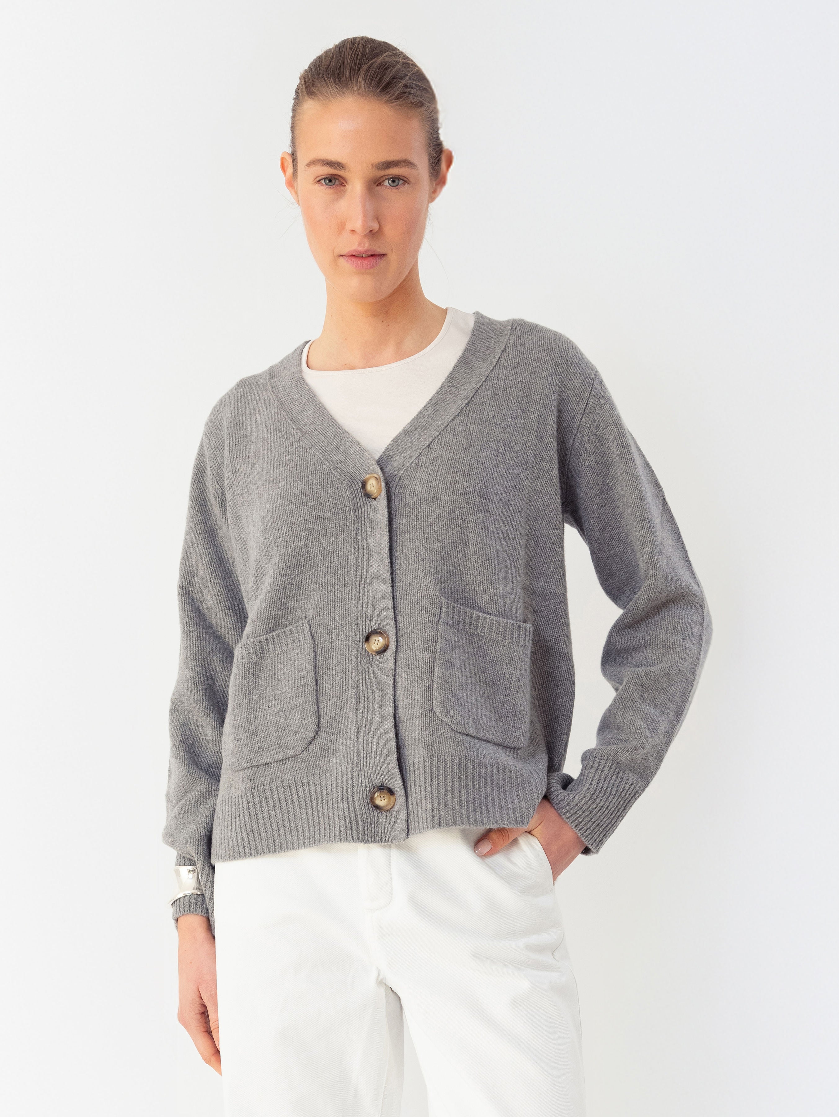 TONI CARDIGAN IN SMOG