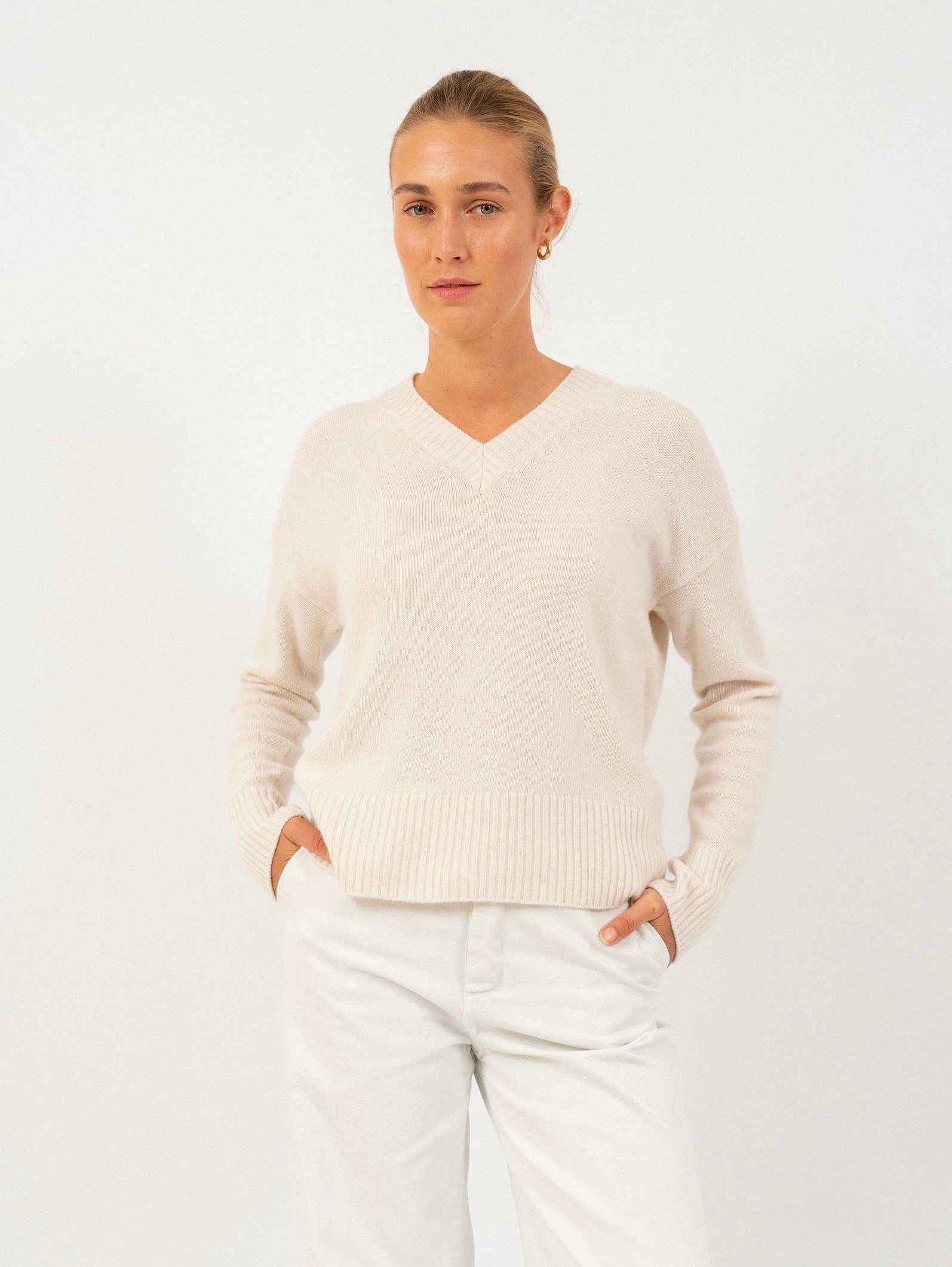 VALERIE SWEATER IN VANILLA