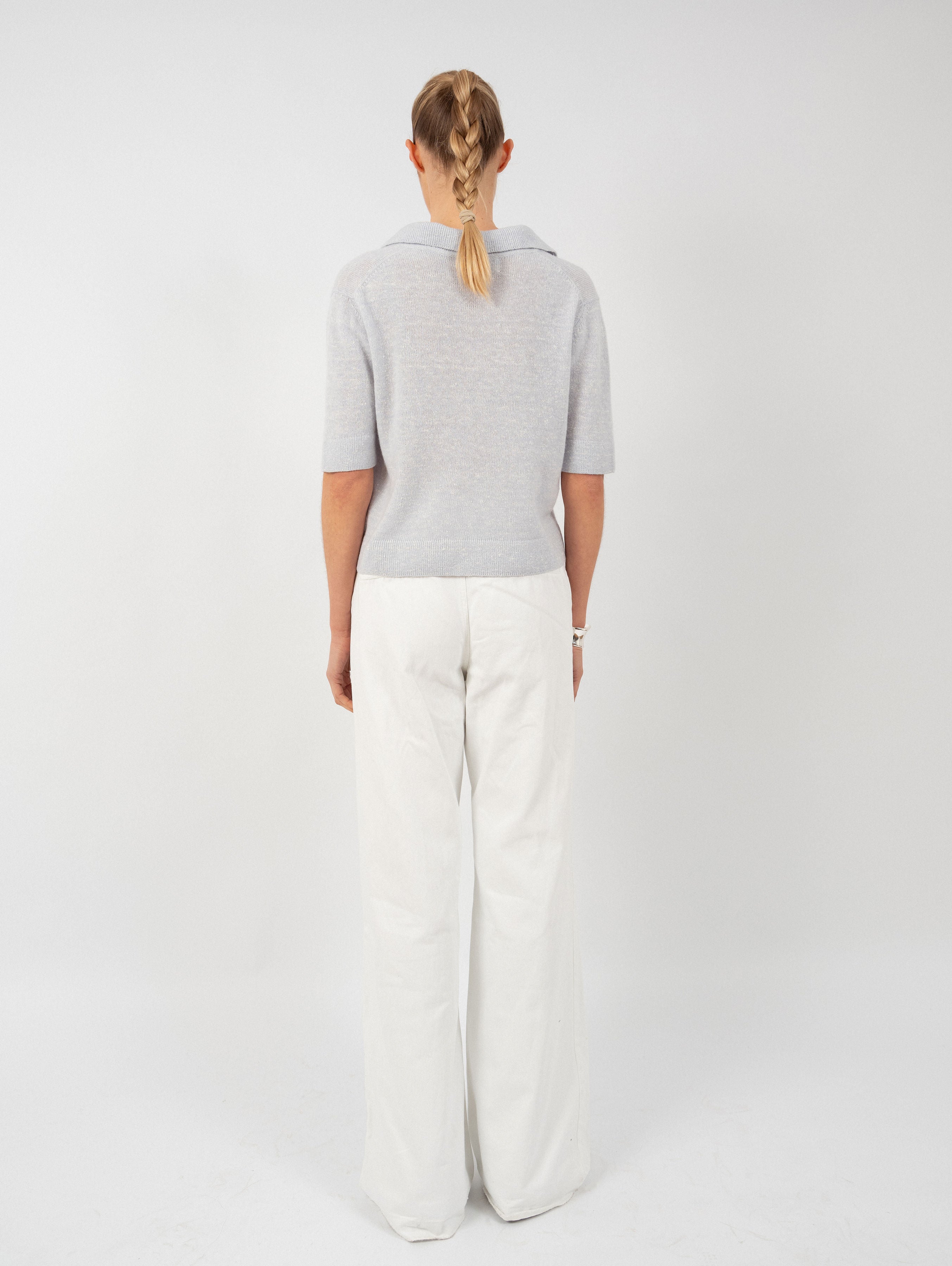 WILMA POLO IN SKY BLUE