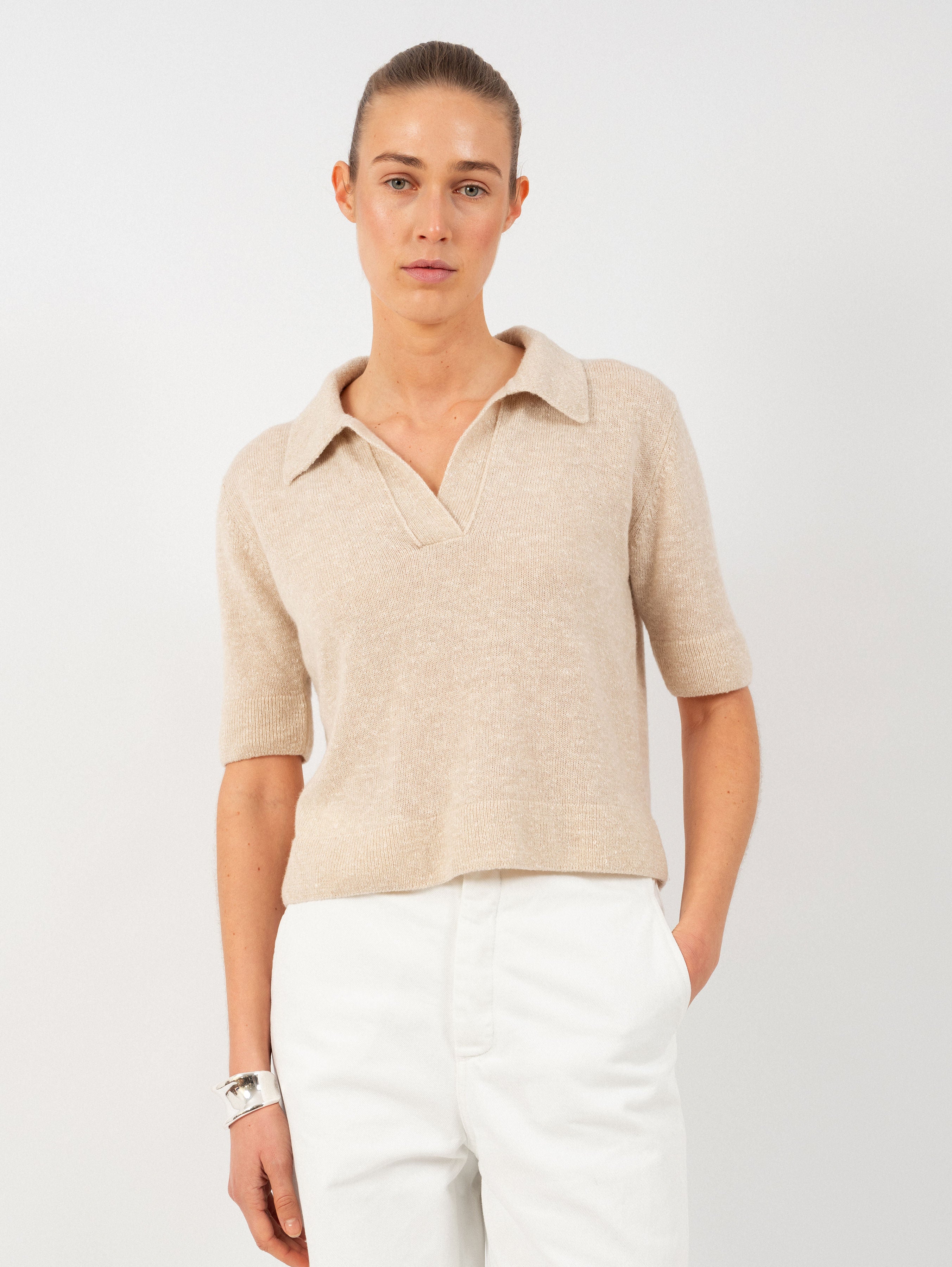 WILMA POLO IN SAND