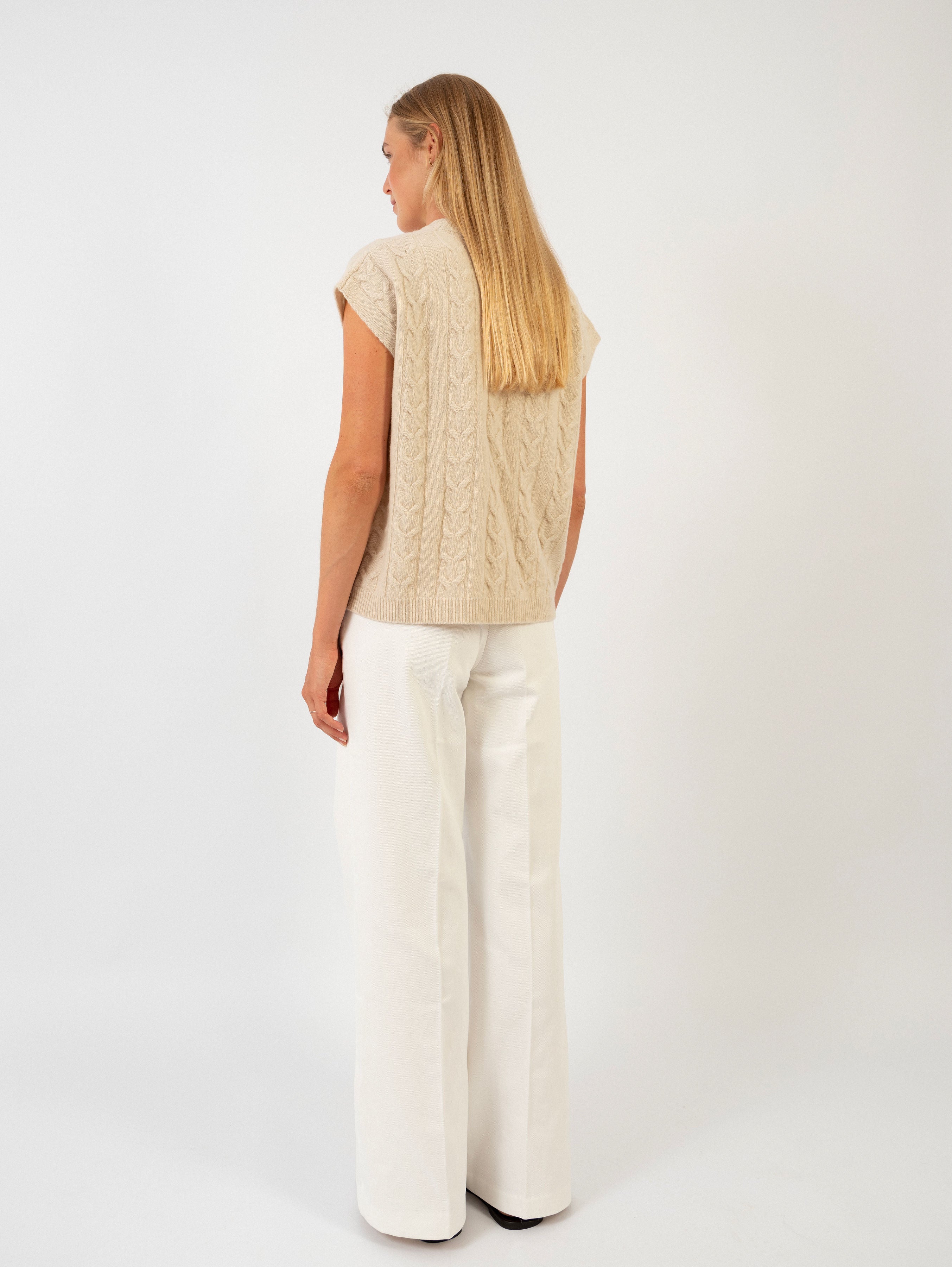 ZAZIE SWEATER IN BUTTERMILK