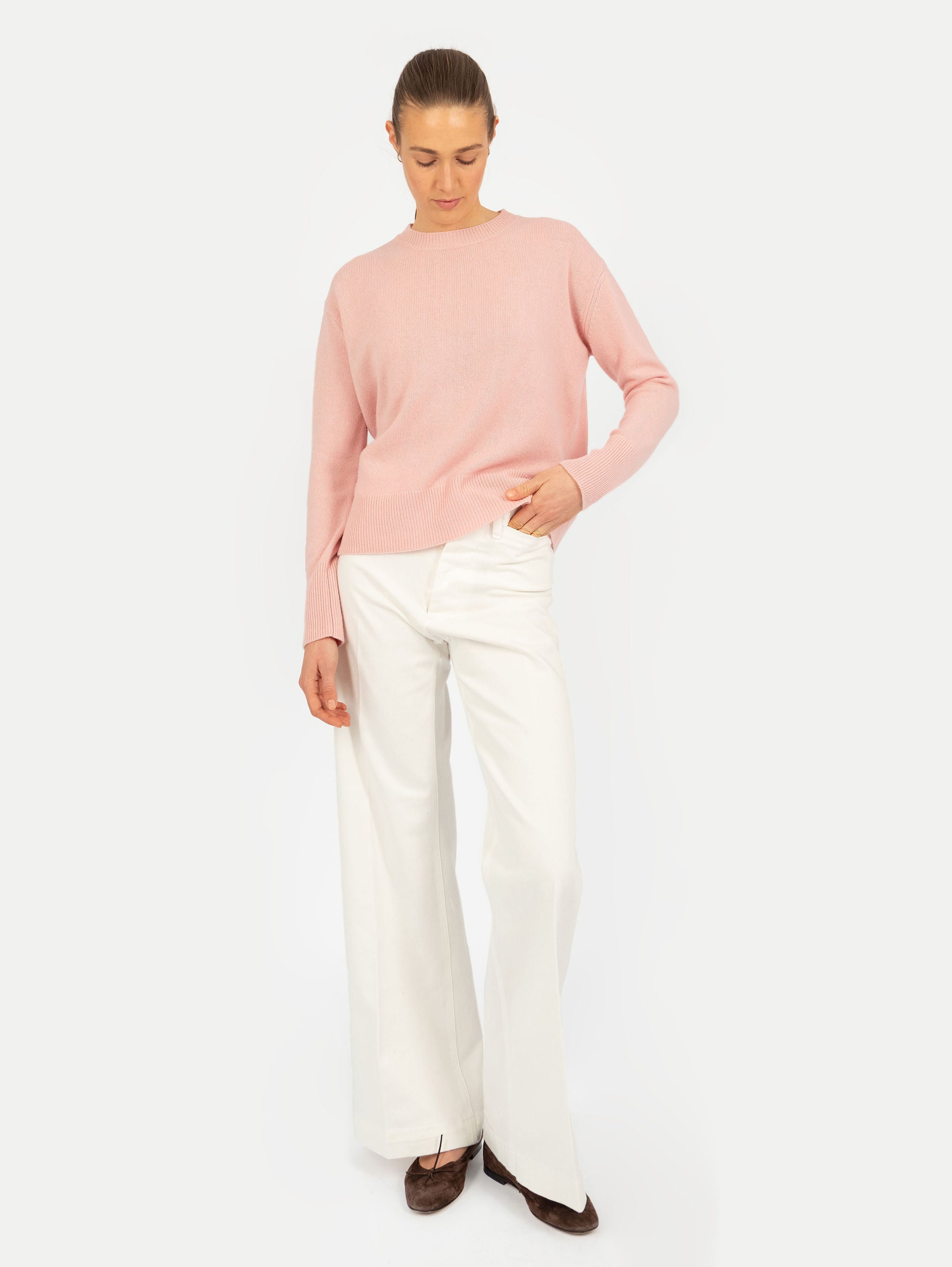 CLEO SWEATER IN PINK BLOSSOM