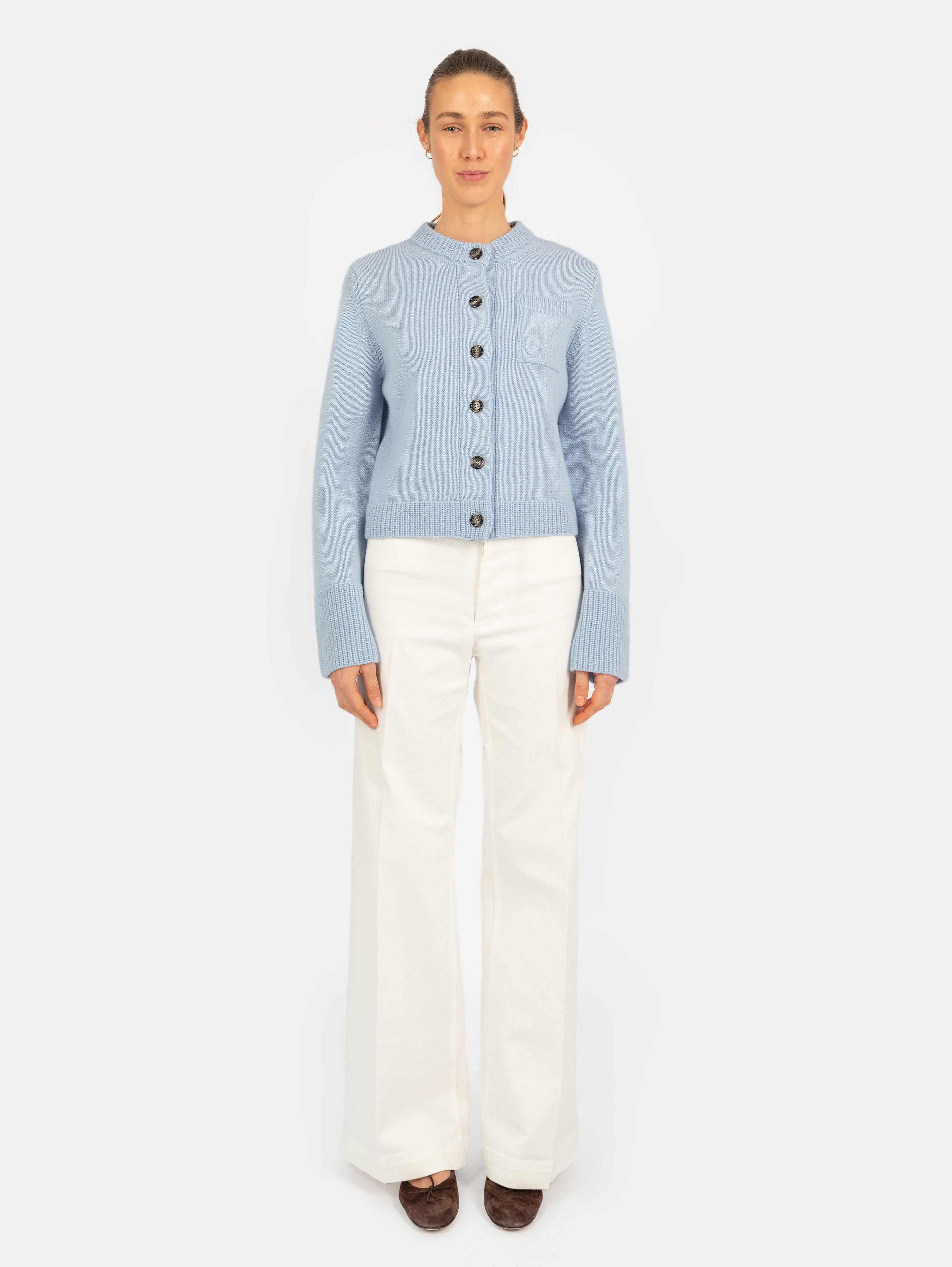 LILLY CARDIGAN IN SKY