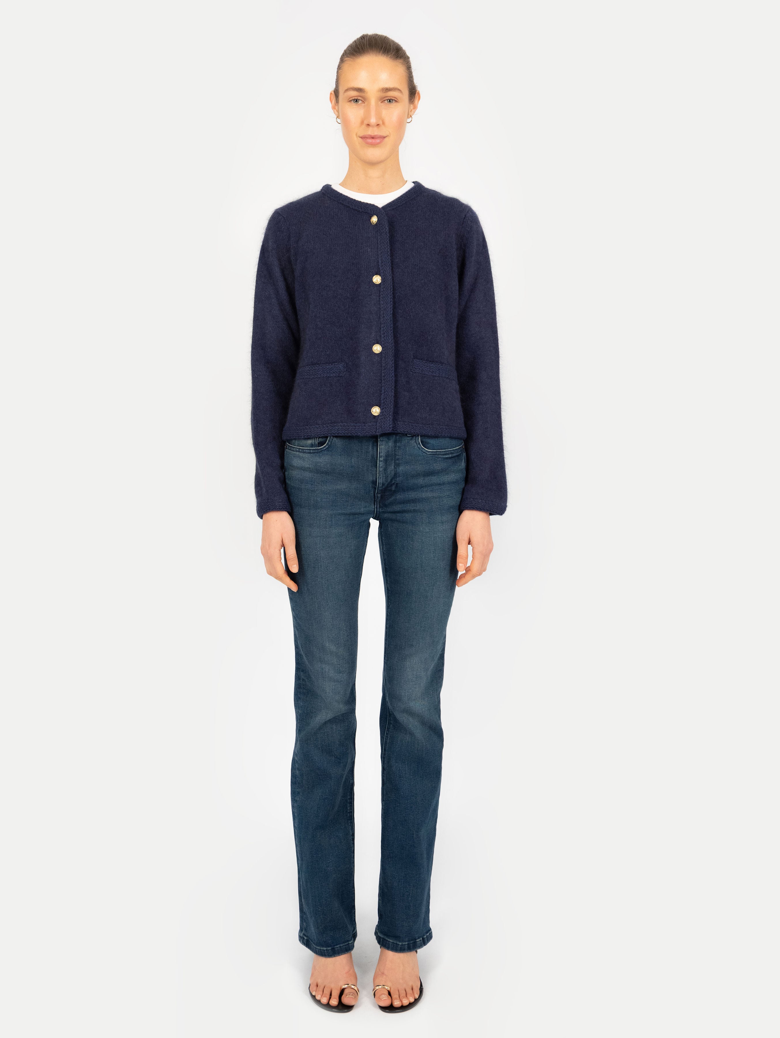 BLANCA JACKET IN DEEP BLUE