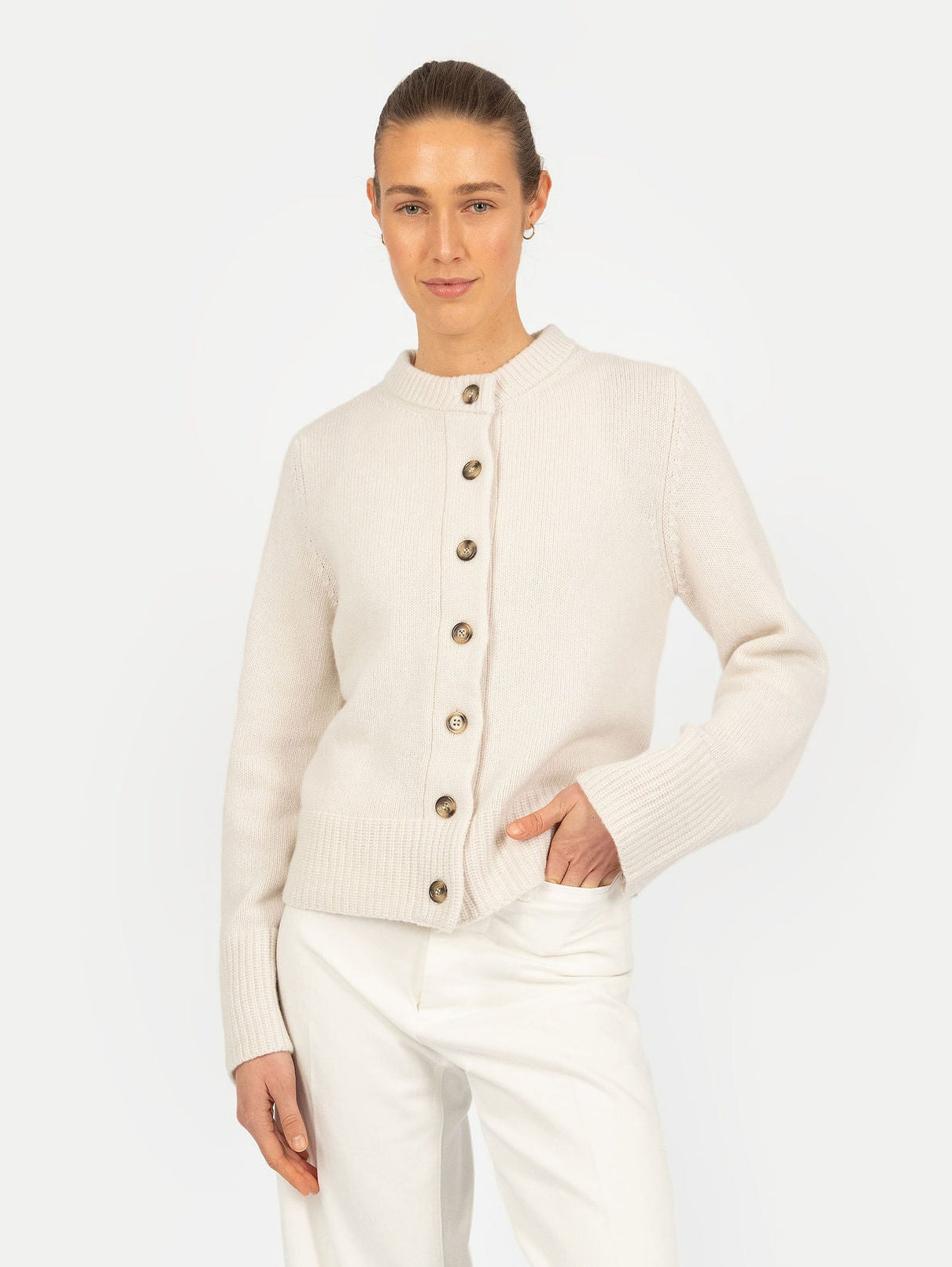 DOROTHEA CARDIGAN IN VANILLA