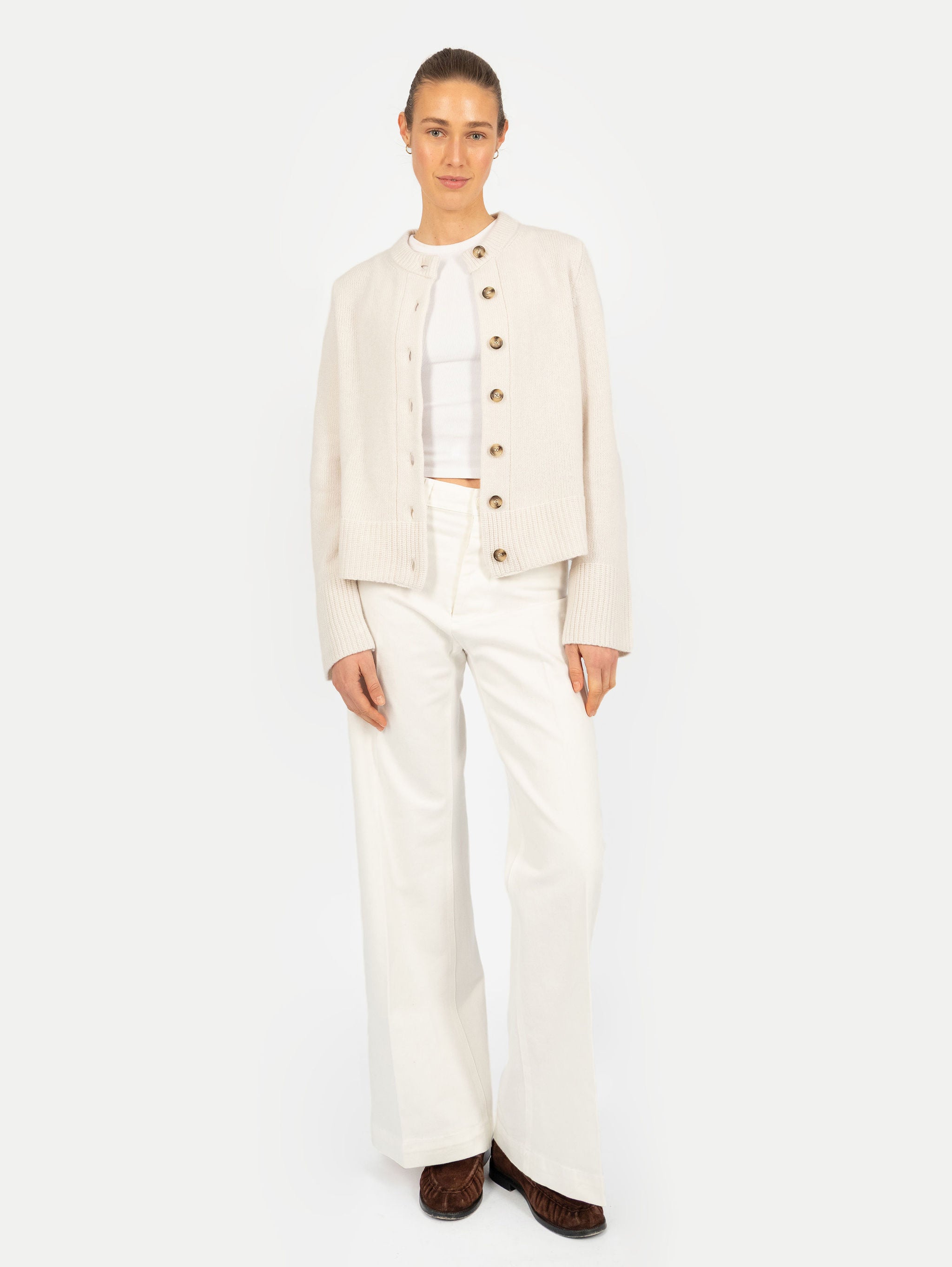DOROTHEA CARDIGAN IN VANILLA