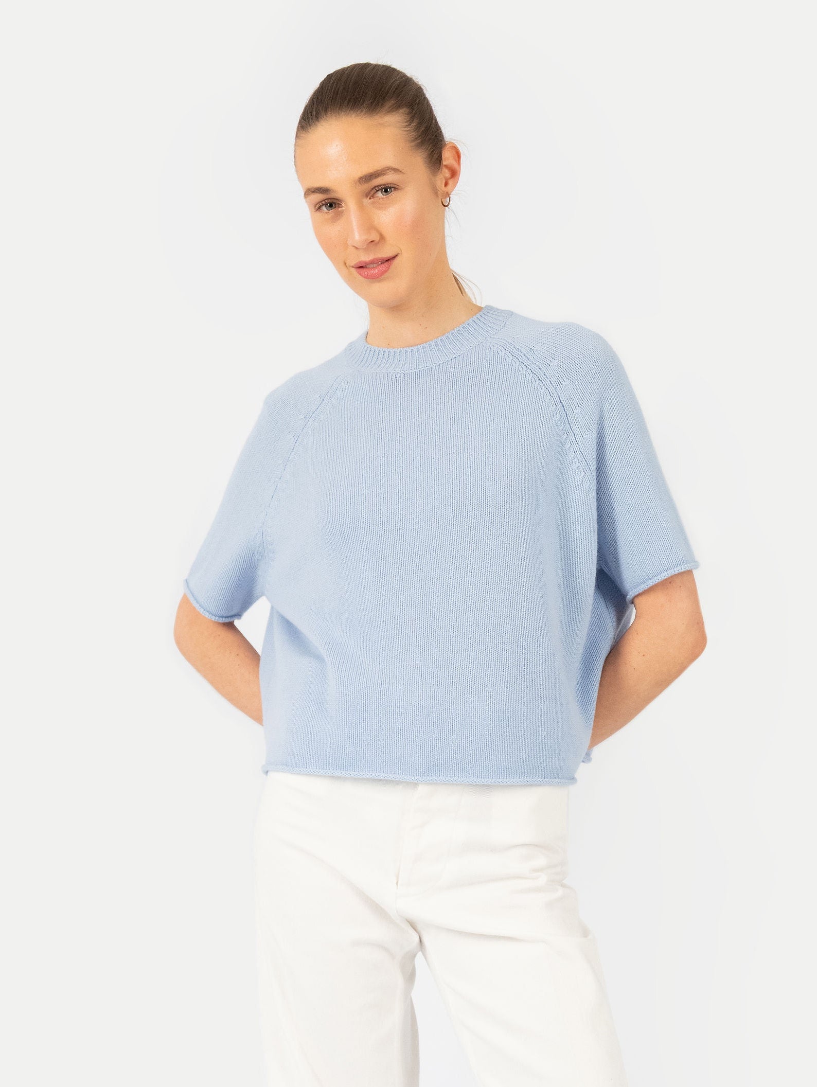 GRETA SWEATER IN SKY