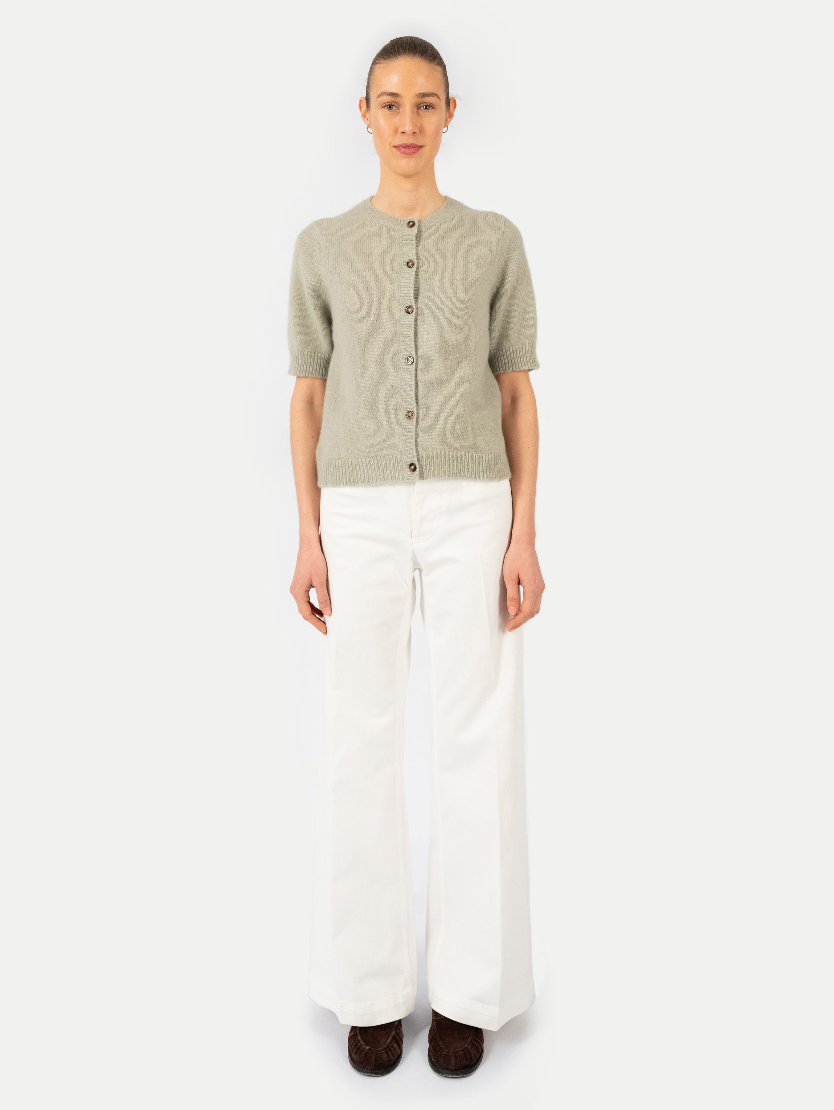 LOUISE CARDIGAN IN THYME