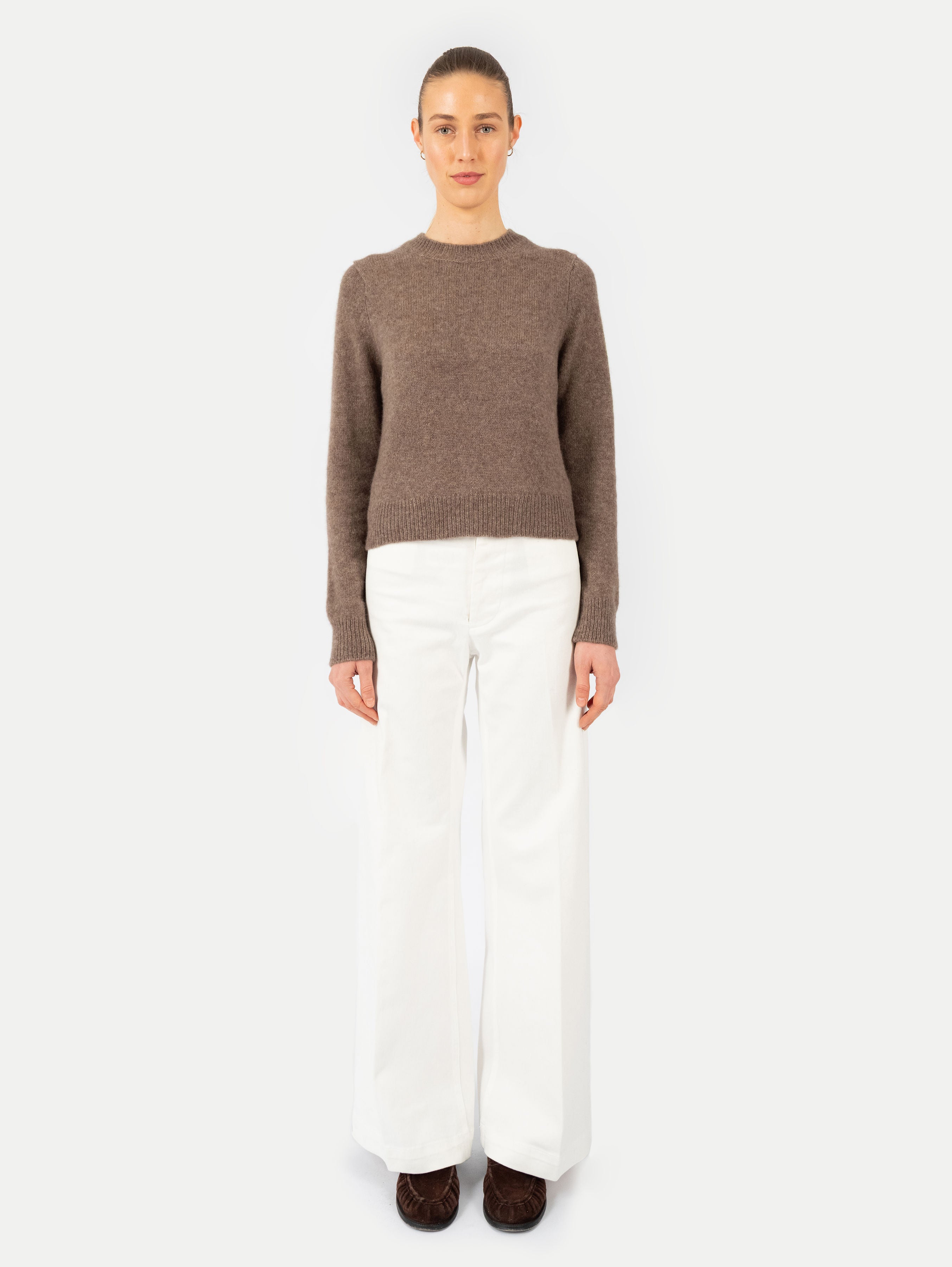 TESSA SWEATER IN HAZELNUT