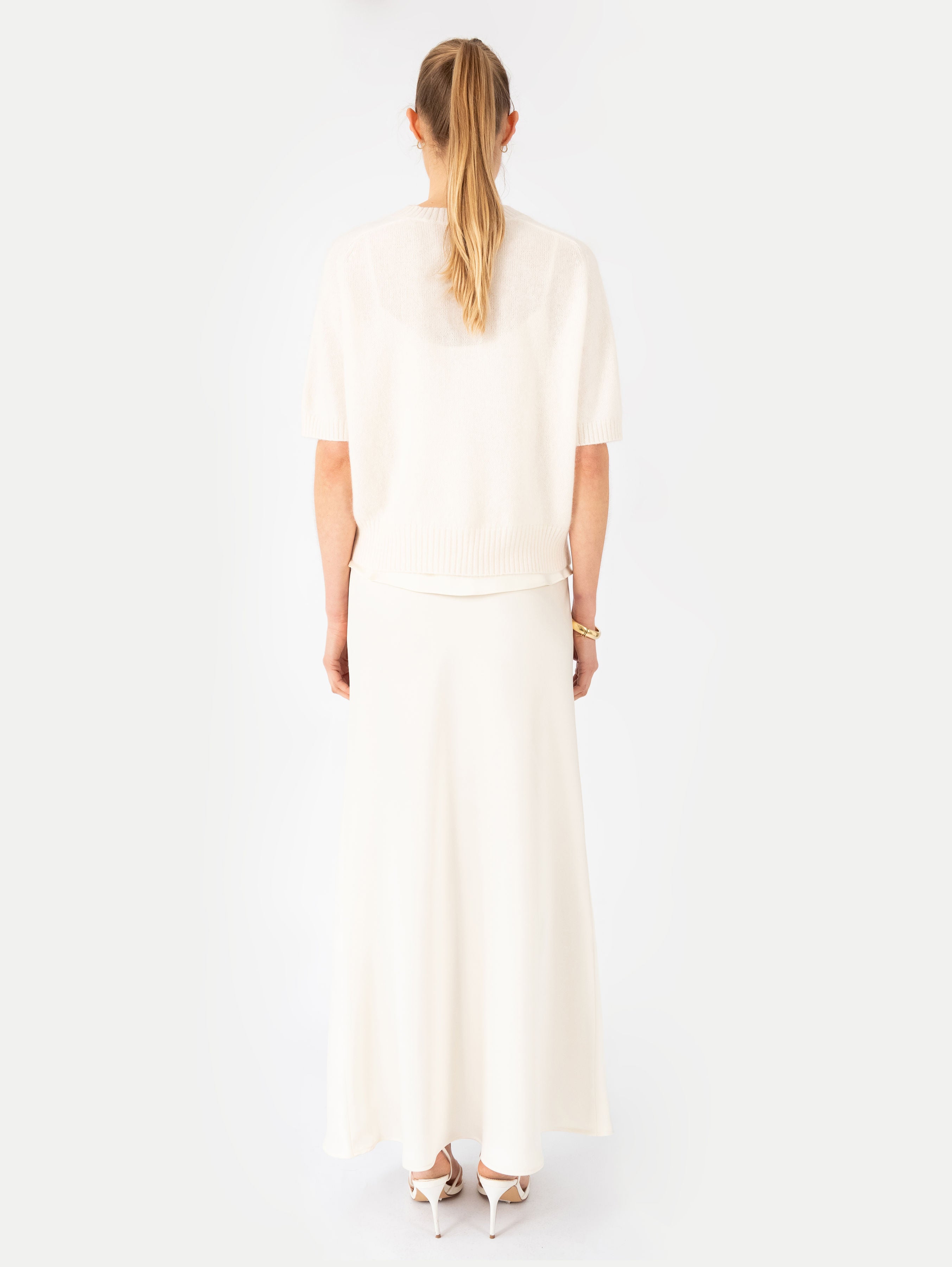 ANITA BRUSHED SWEATER IN SUGAR GLAZE