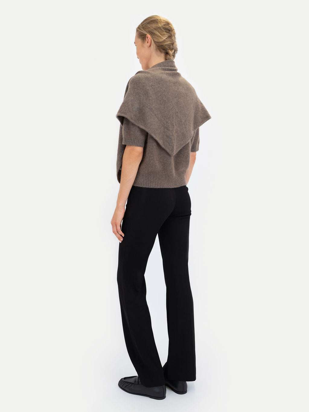 CAMI SCARF BRUSHED IN NOUGAT