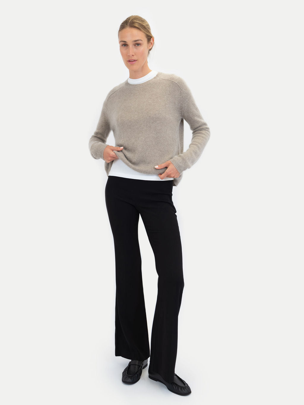 THEA SWEATER IN ALMOND POWDER