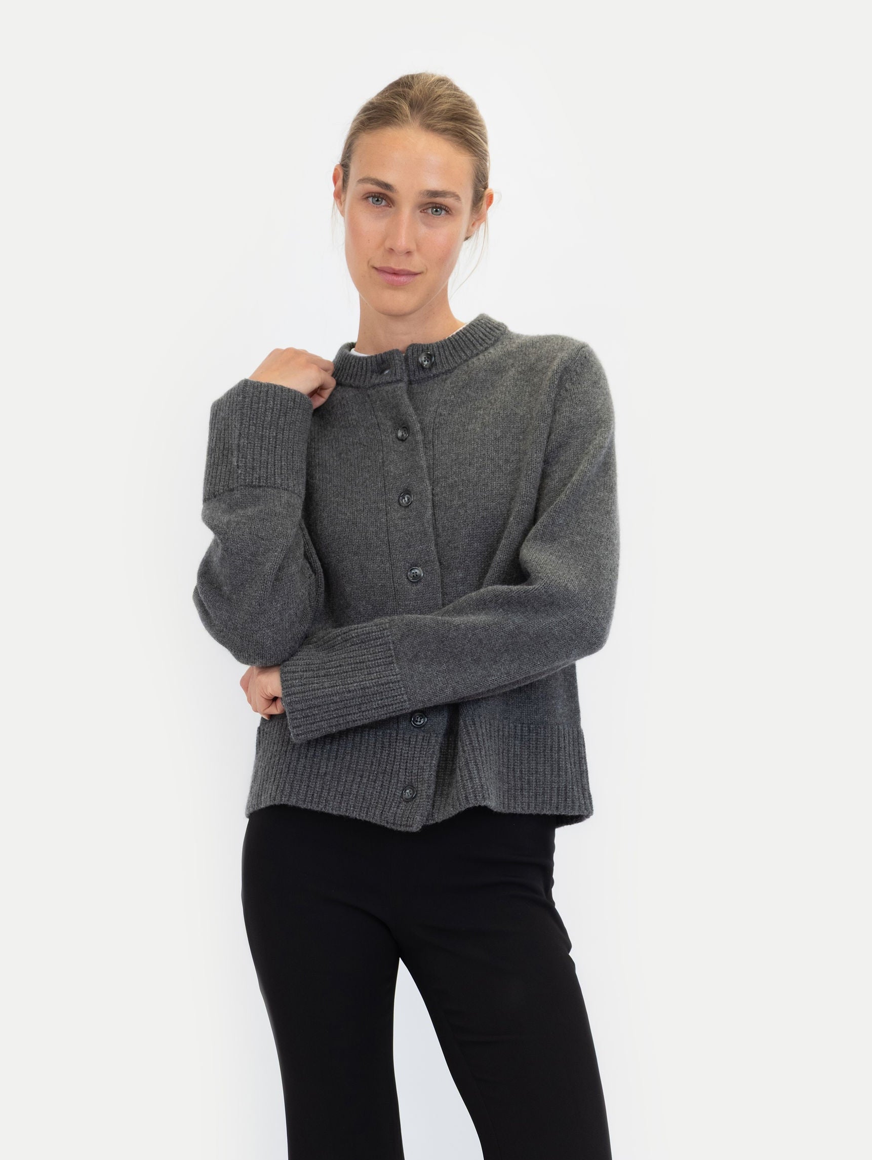 DOROTHEA CARDIGAN IN MIDNIGHT STONE
