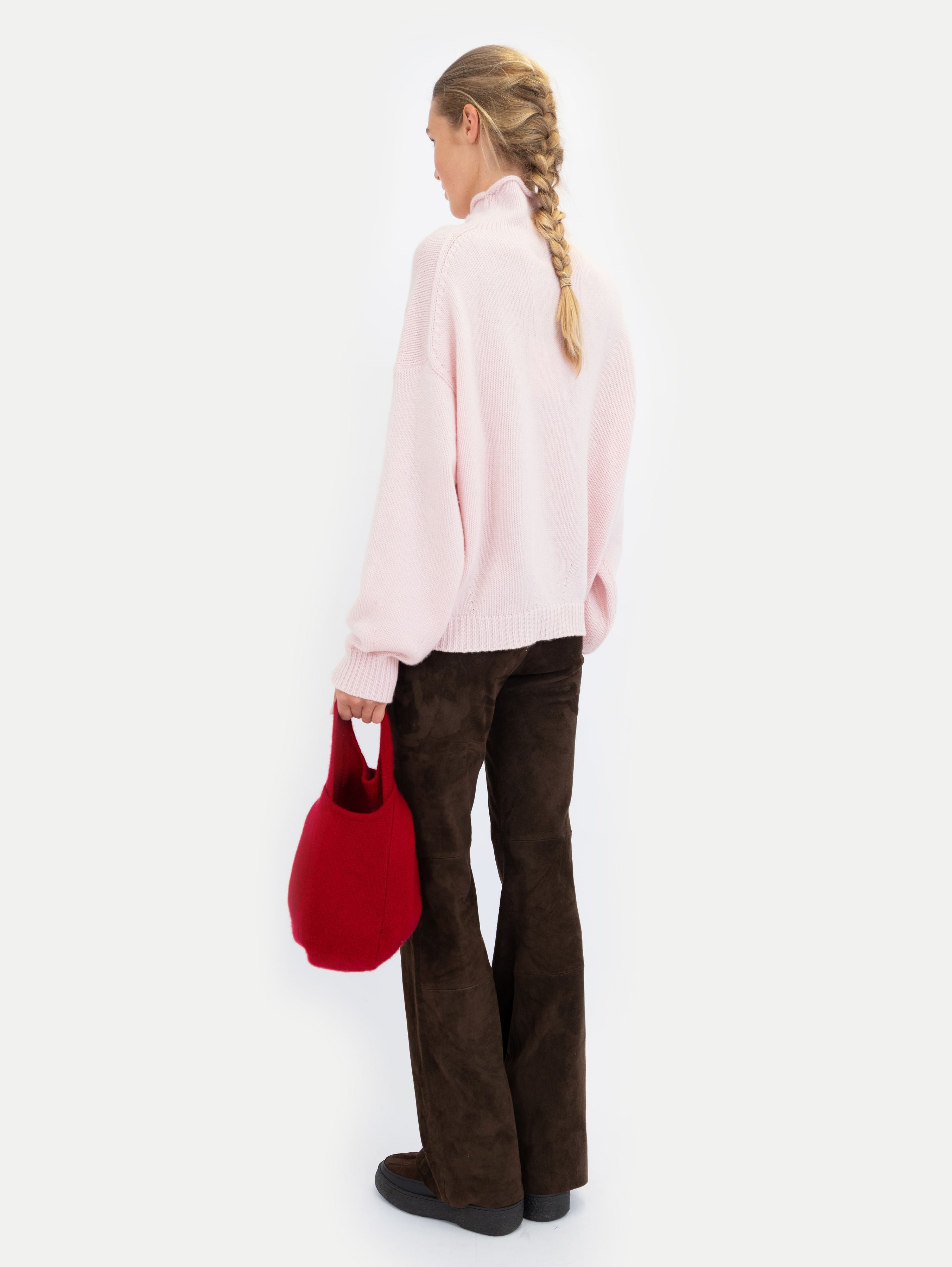 KATY SWEATER IN POWDER KISS
