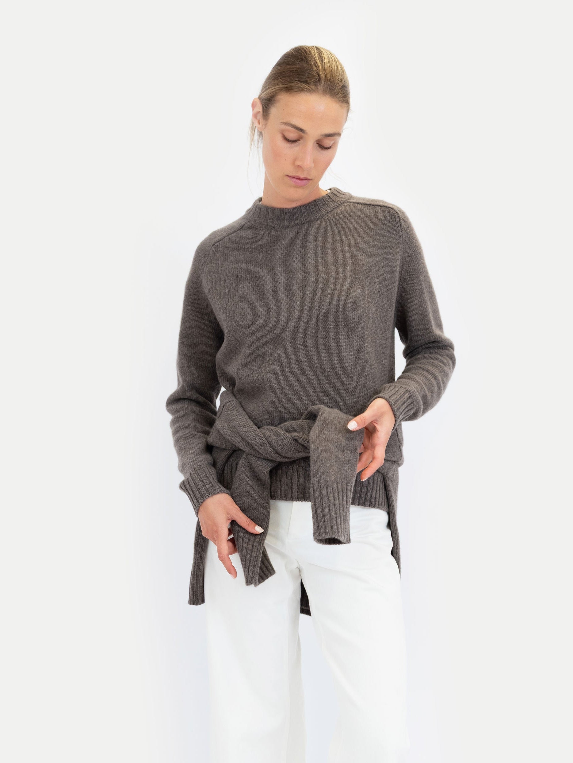 MARY SWEATER IN NOUGAT