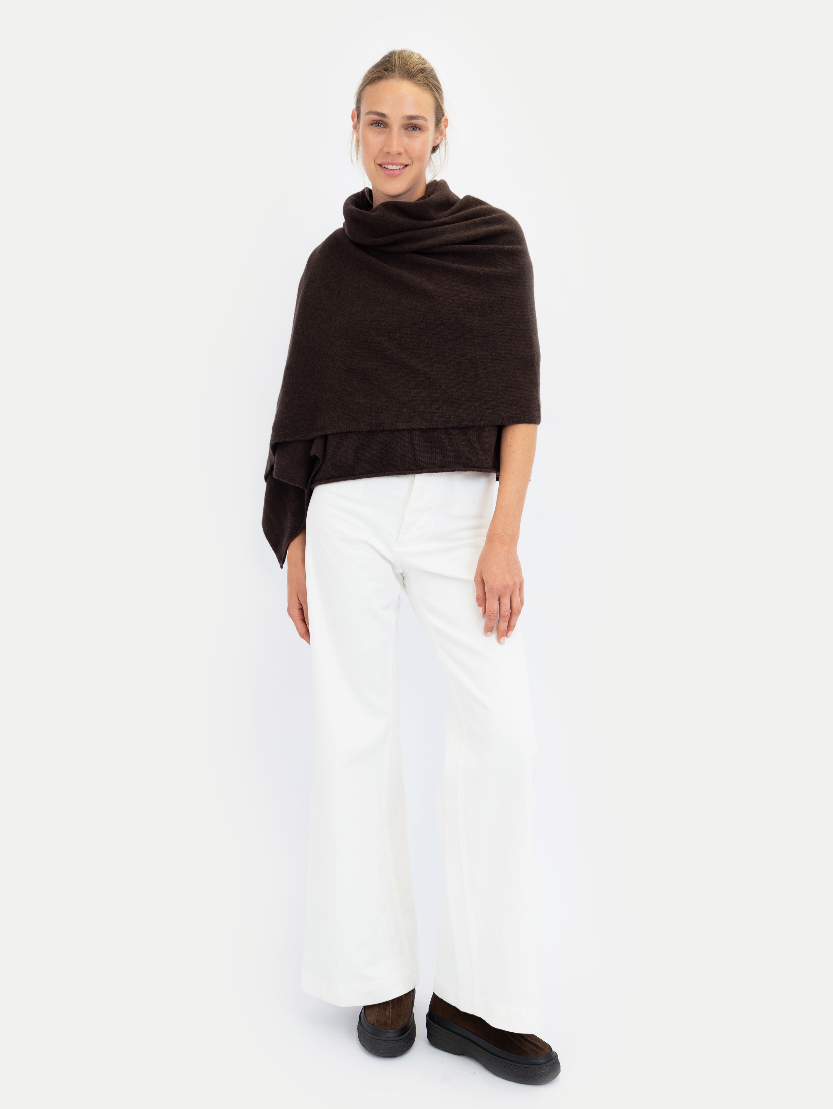 GRETA SWEATER IN ESPRESSO
