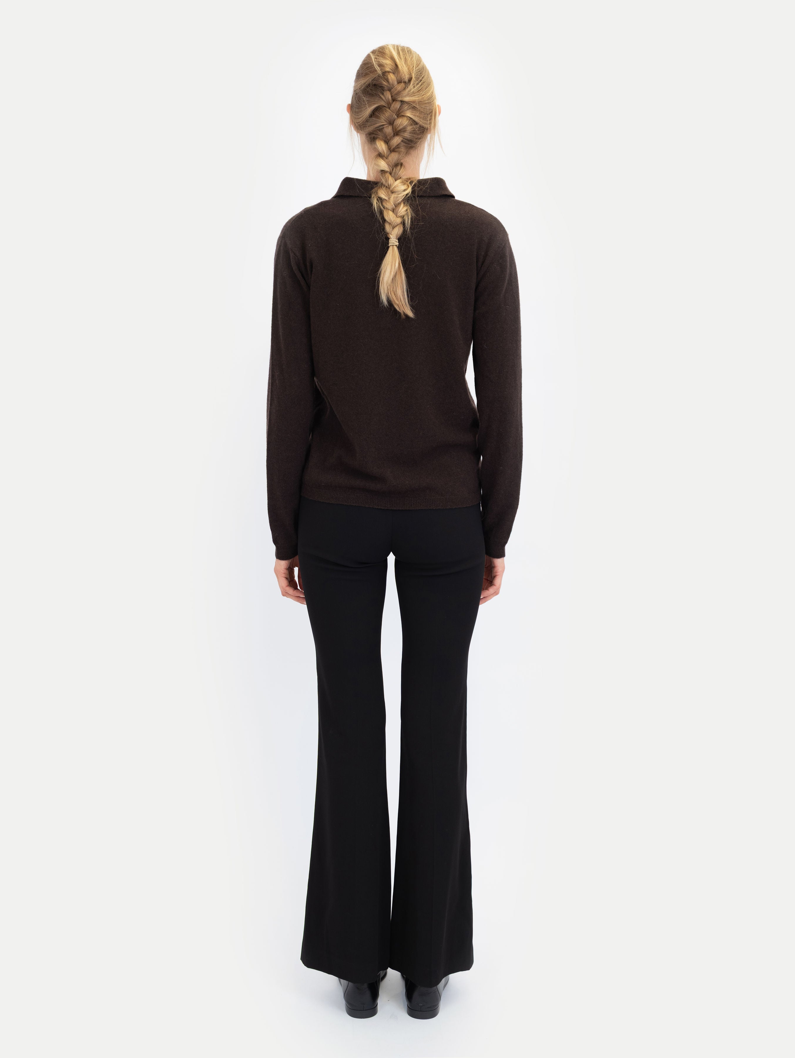 ROBIN POLO IN ESPRESSO