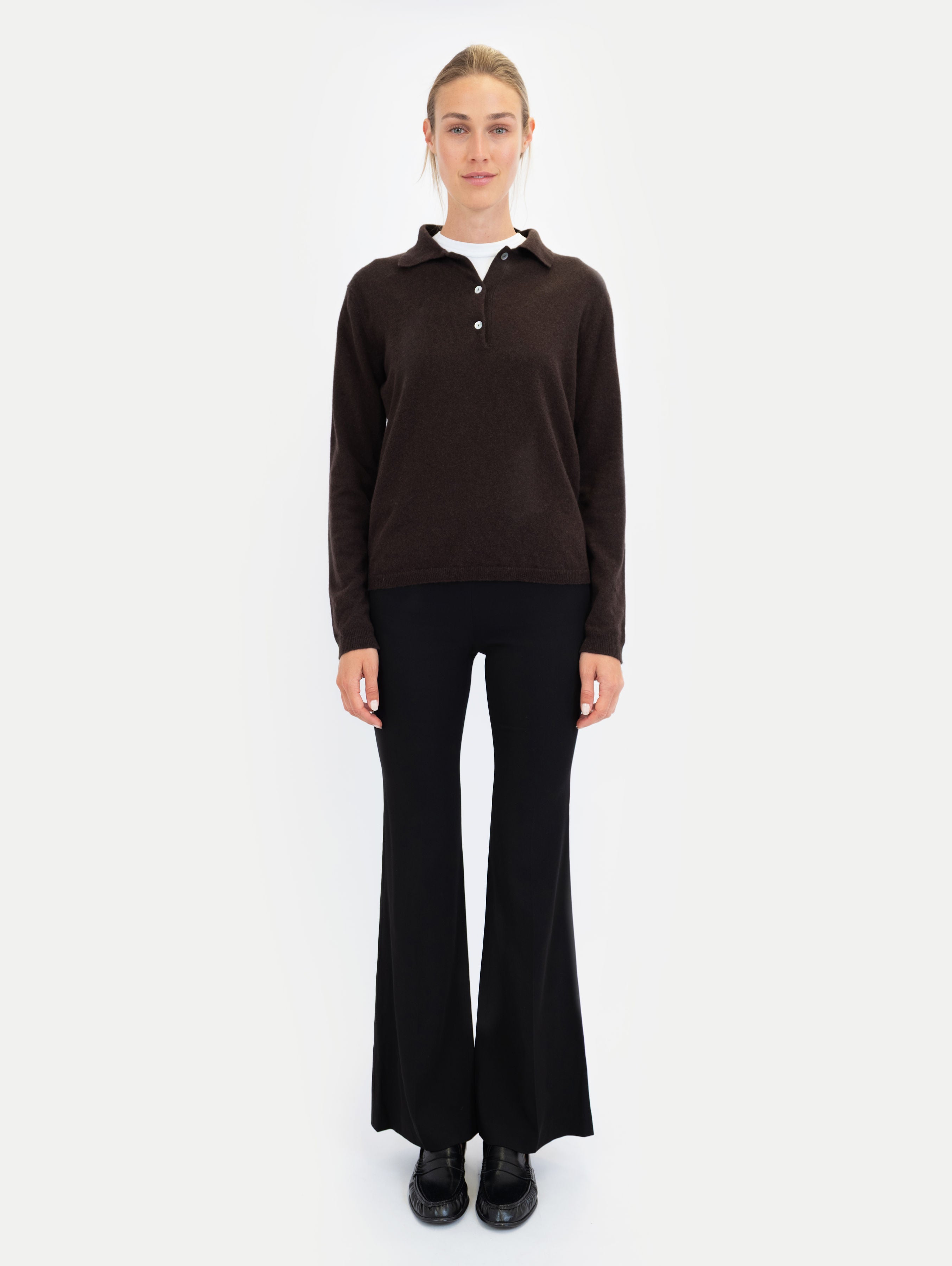 ROBIN POLO IN ESPRESSO