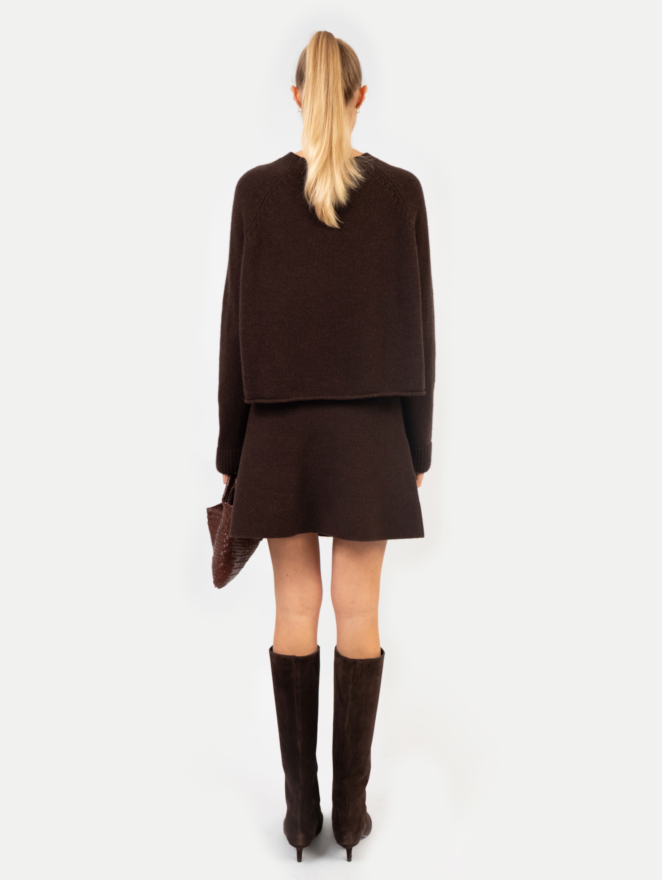 GIGI SKIRT IN ESPRESSO