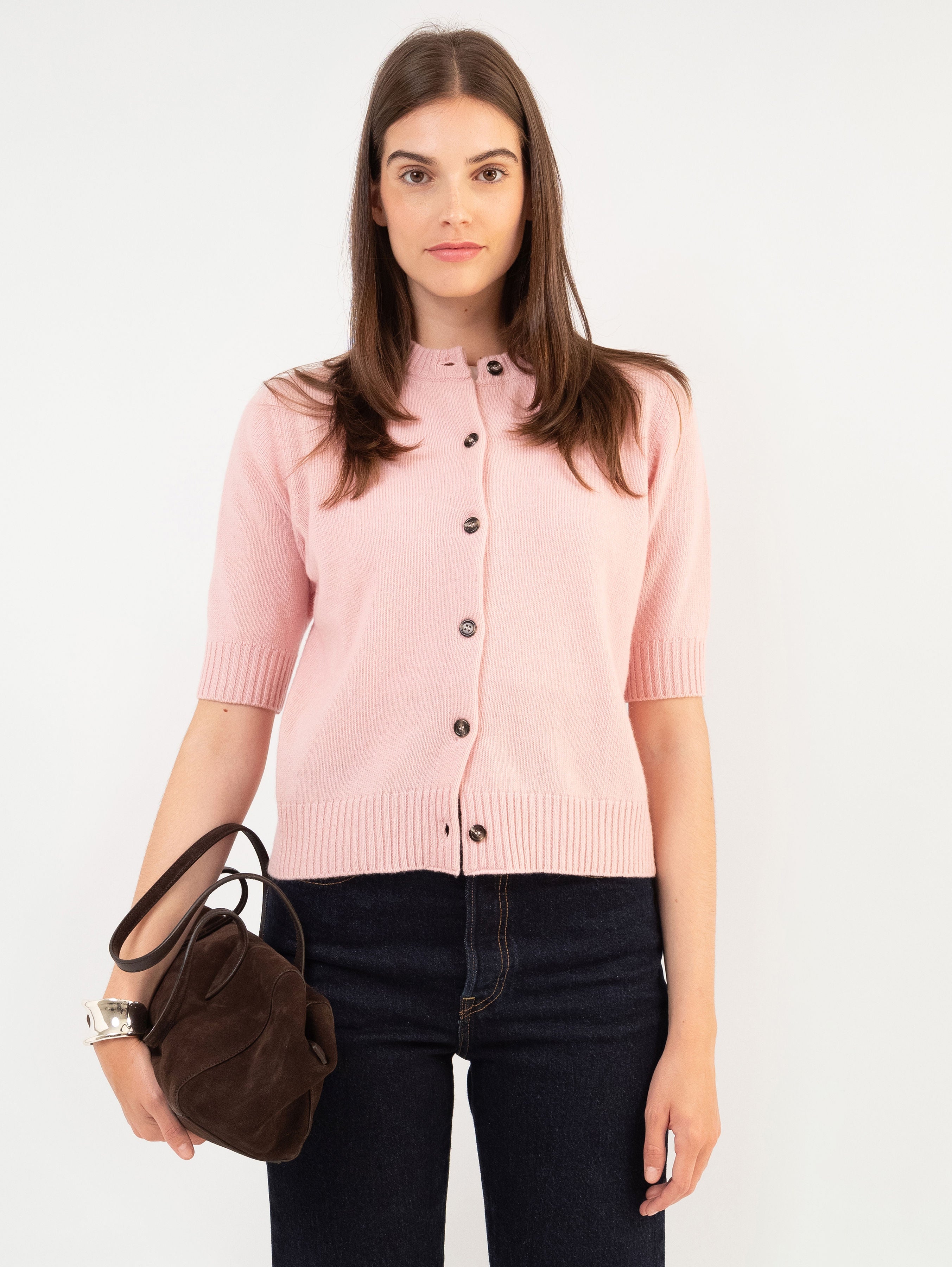 LOUISE CARDIGAN IN PINK BLOSSOM