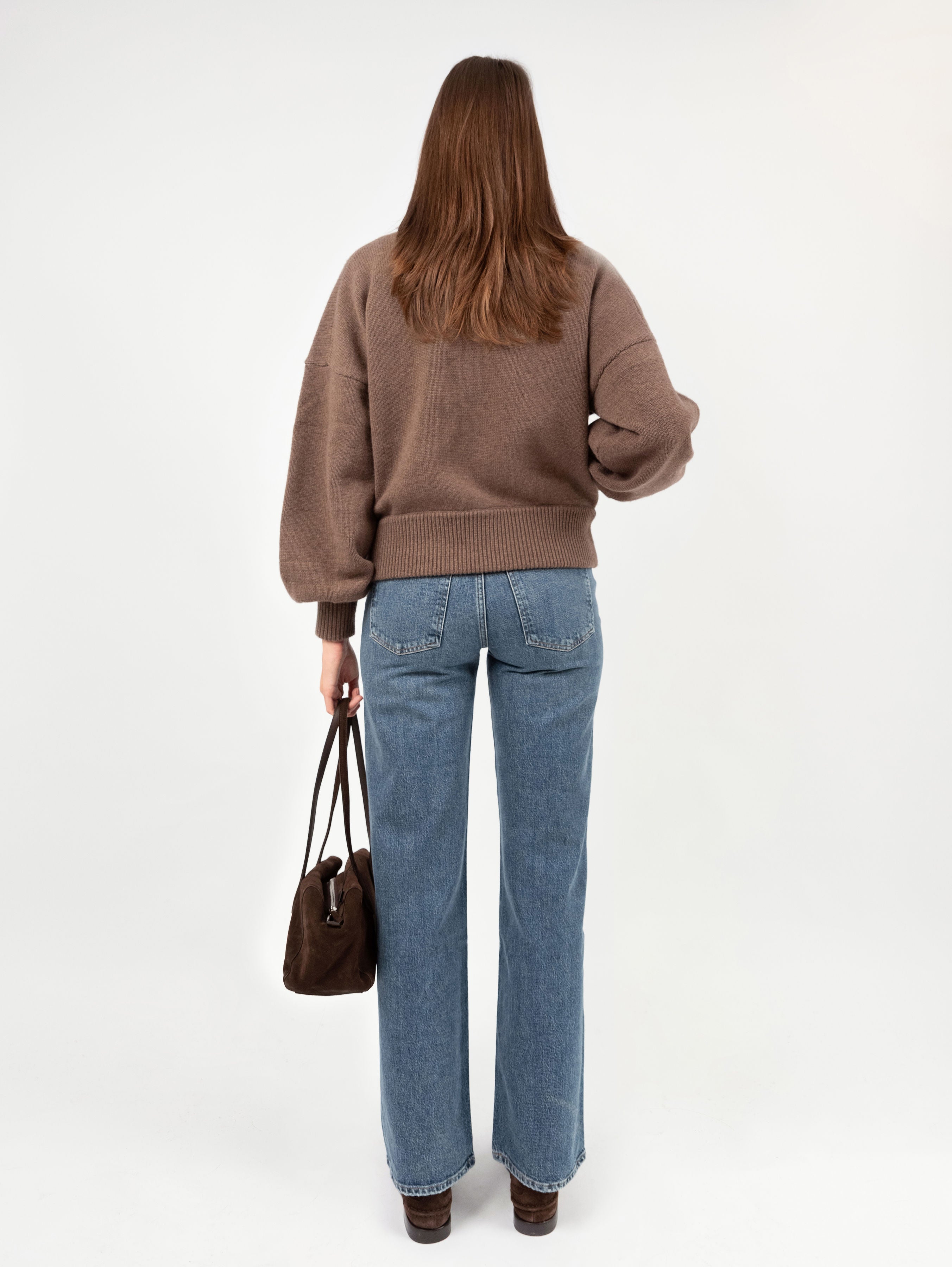 AUGUSTA JACKET IN DARK NOUGAT
