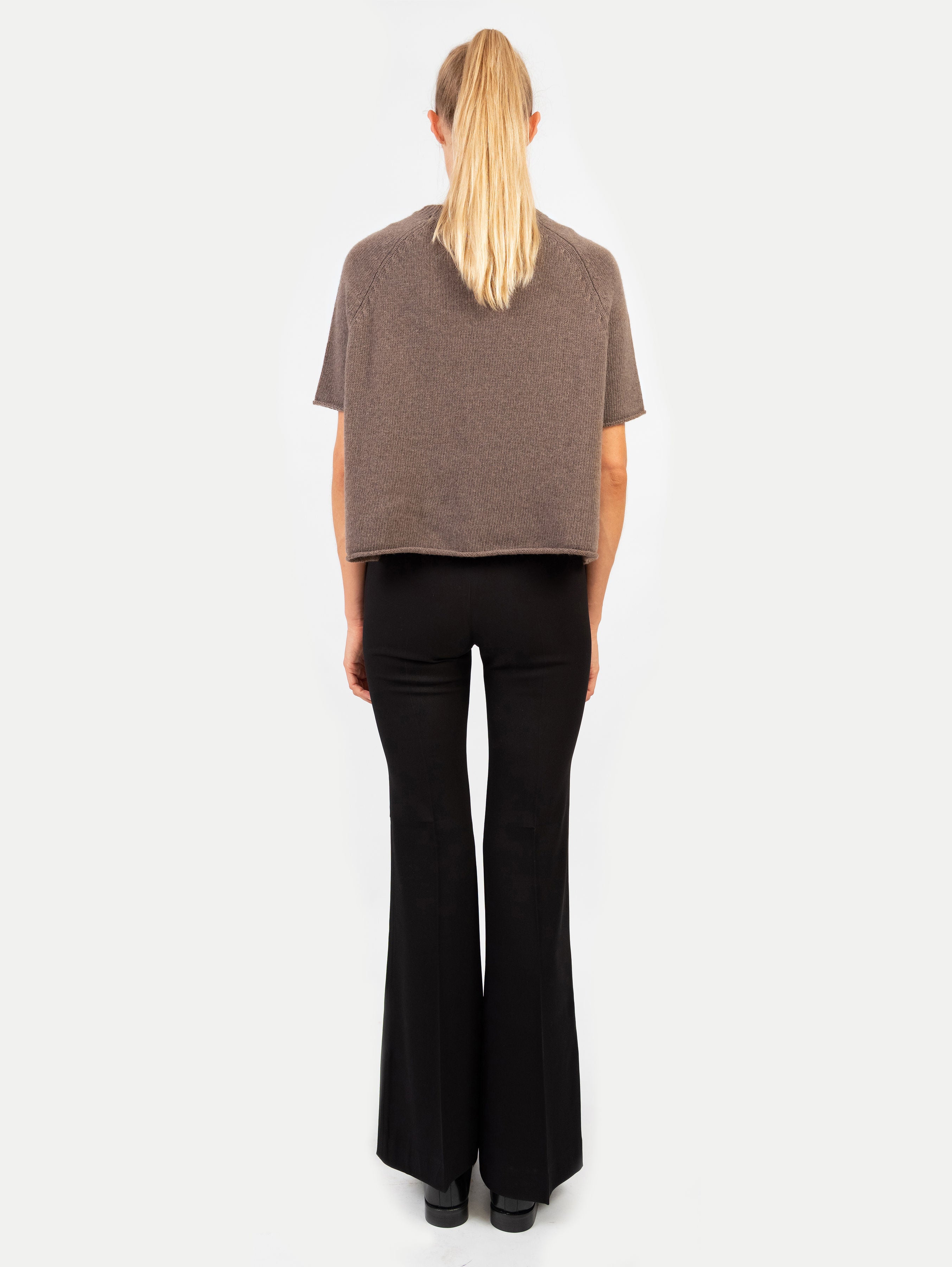 GRETA SWEATER IN DARK NOUGAT