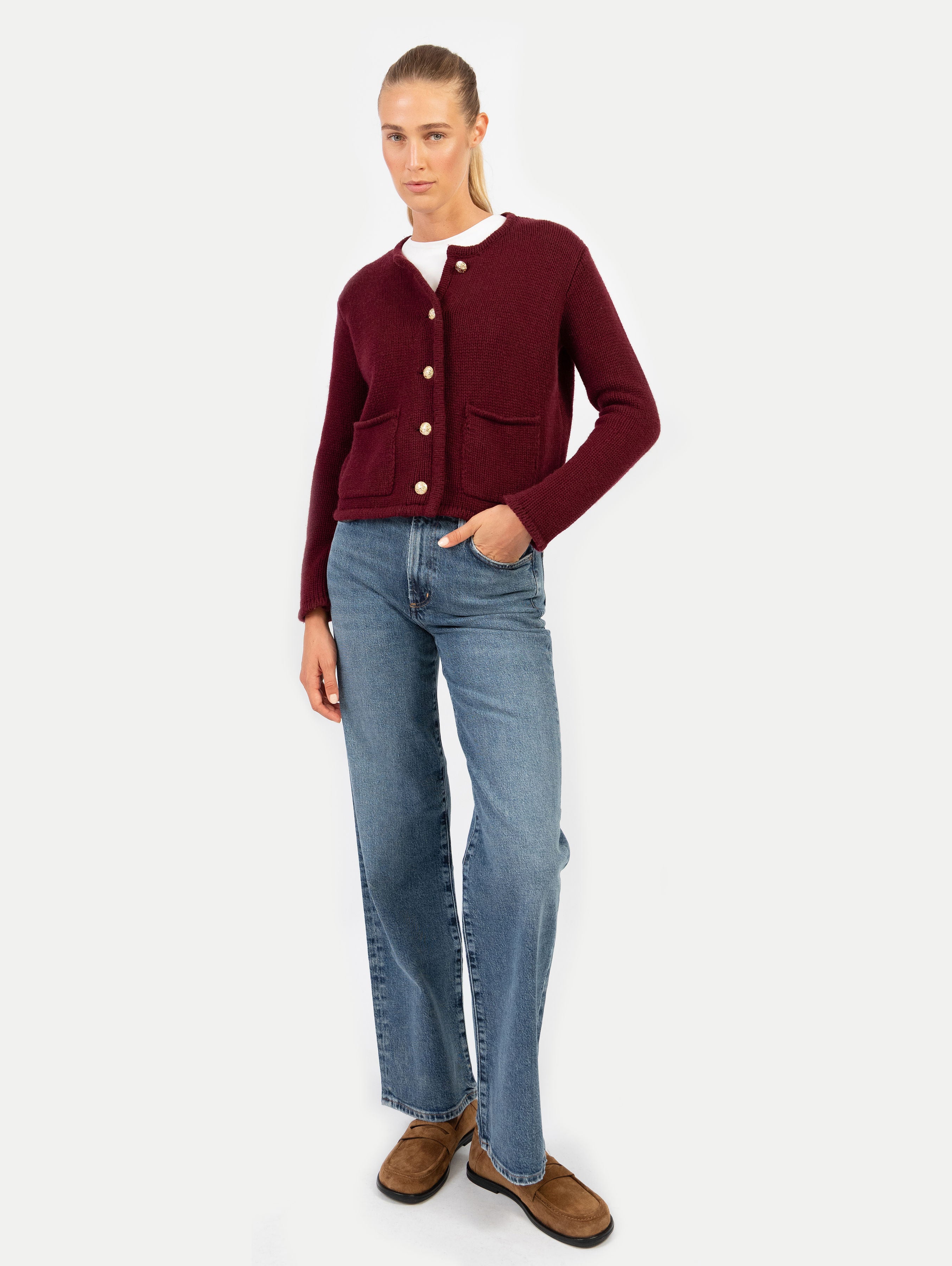 PATRICIA JACKET 3.0 IN DARK CHERRY