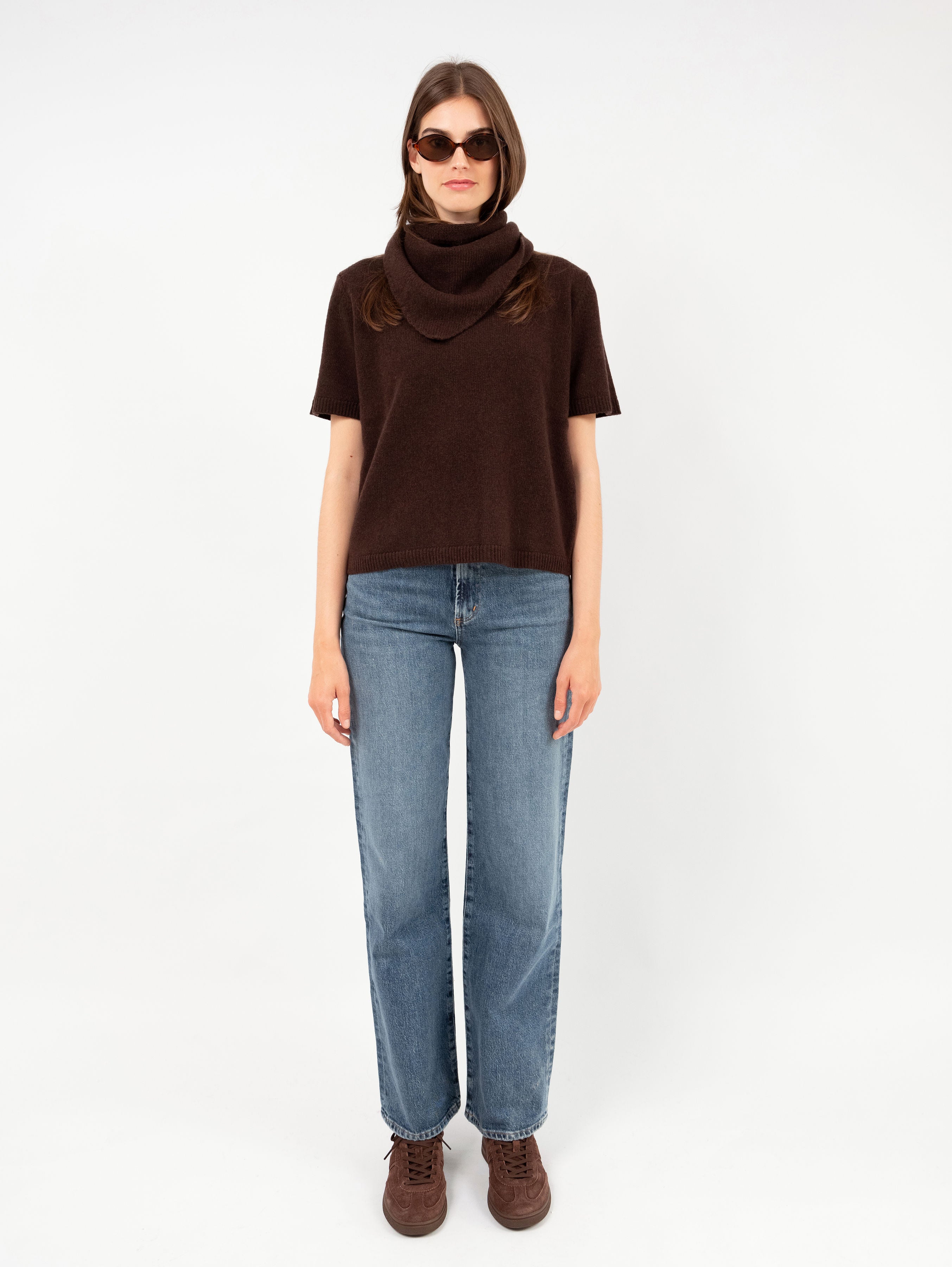 JULES SWEATER IN ESPRESSO